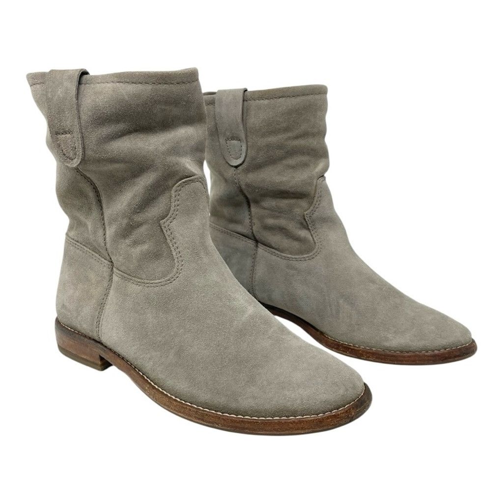 Isabel Marant Etoile Isabel Marant Crisi Slouchy Western Taupe Suede Boots EU 36 Size US 5 / IT 35 - 2 Thumbnail