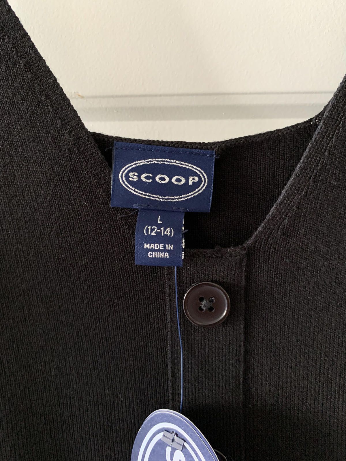 SCOOP V Neck Peplum Knit Tank Top by Scoop Size L / US 10 / IT 46 - 2 Thumbnail