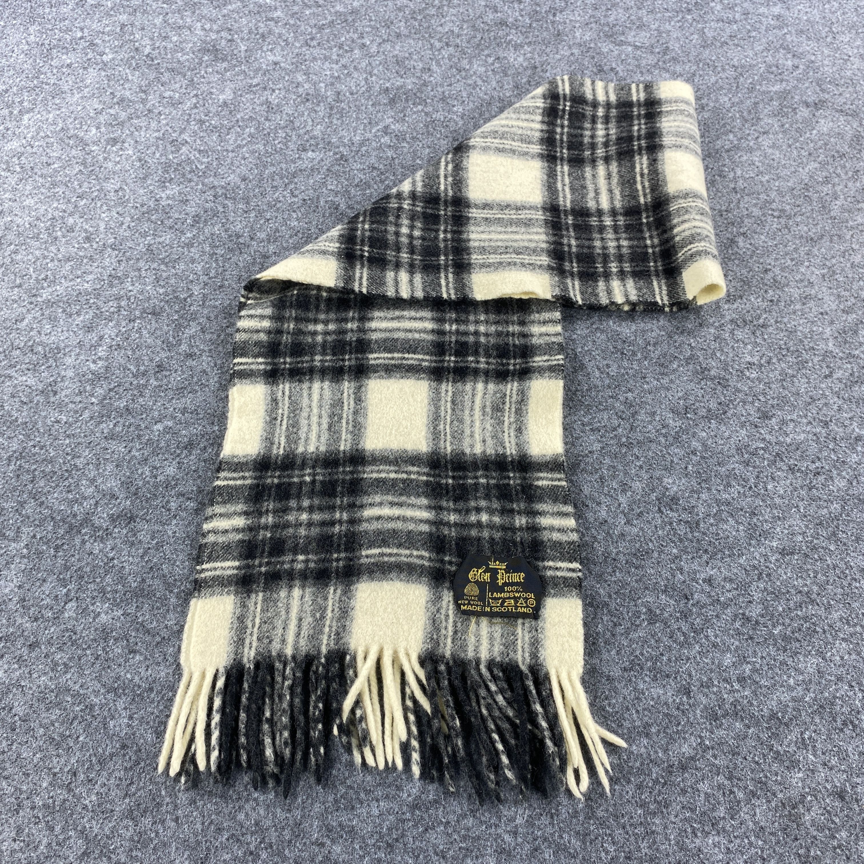 Vintage GF10541 Glen Prince Scarf Neck Wear Muffler Nova Check Size ONE SIZE - 7 Thumbnail