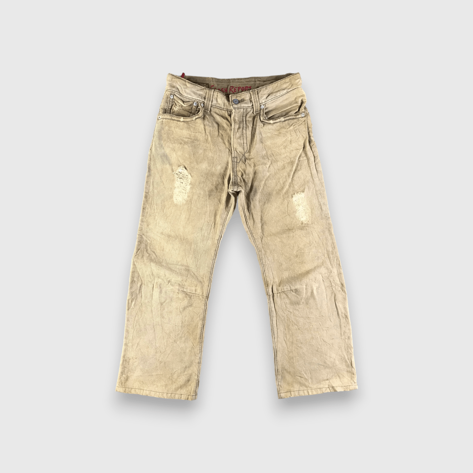 Japanese Brand Vintage Flash Report Jeans-J3787 Size US 31 - 1 Thumbnail