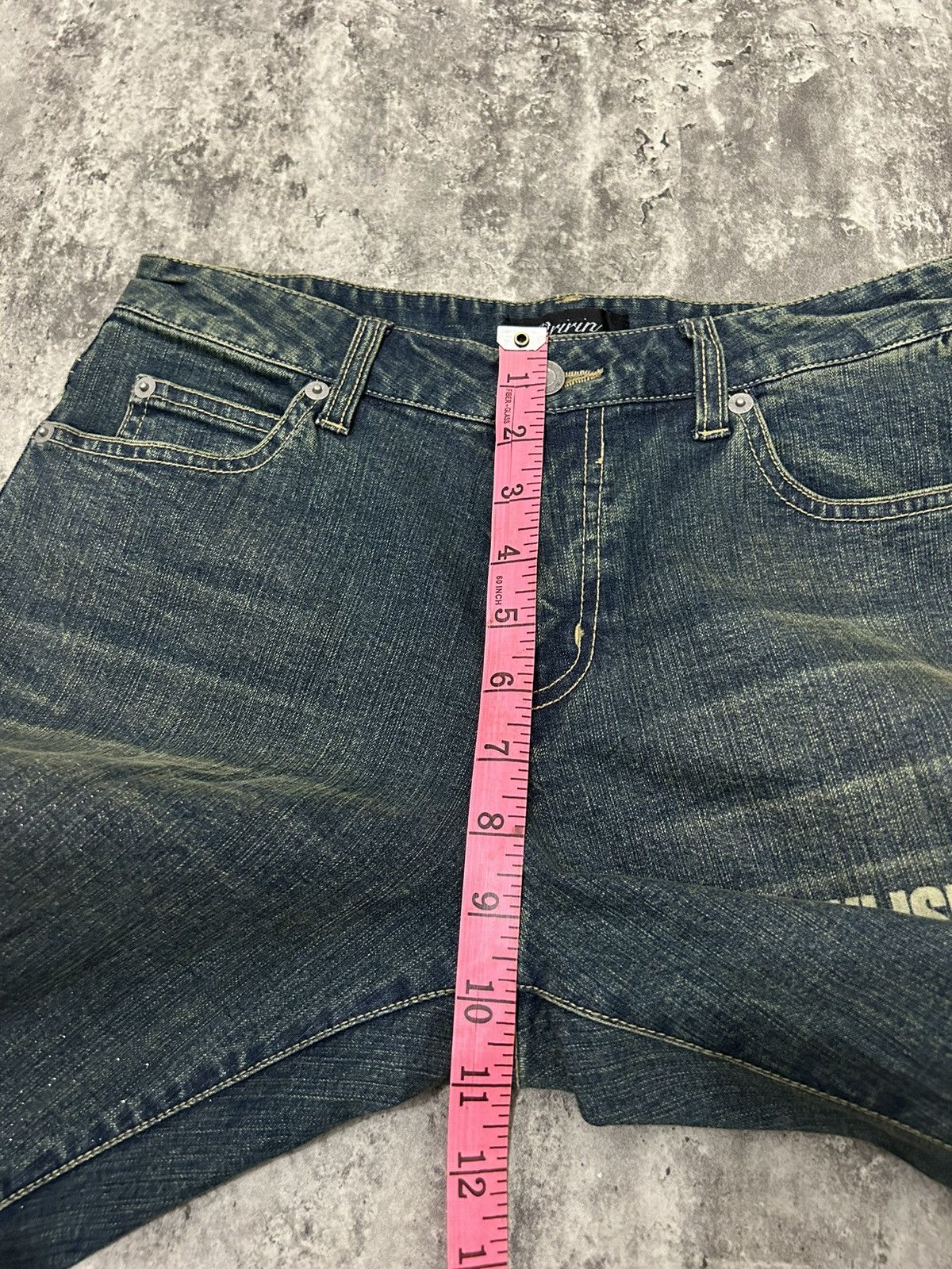 If Six Was Nine Vintage Oririn Gliter Flare Jeans Size US 28 / EU 44 - 14 Thumbnail