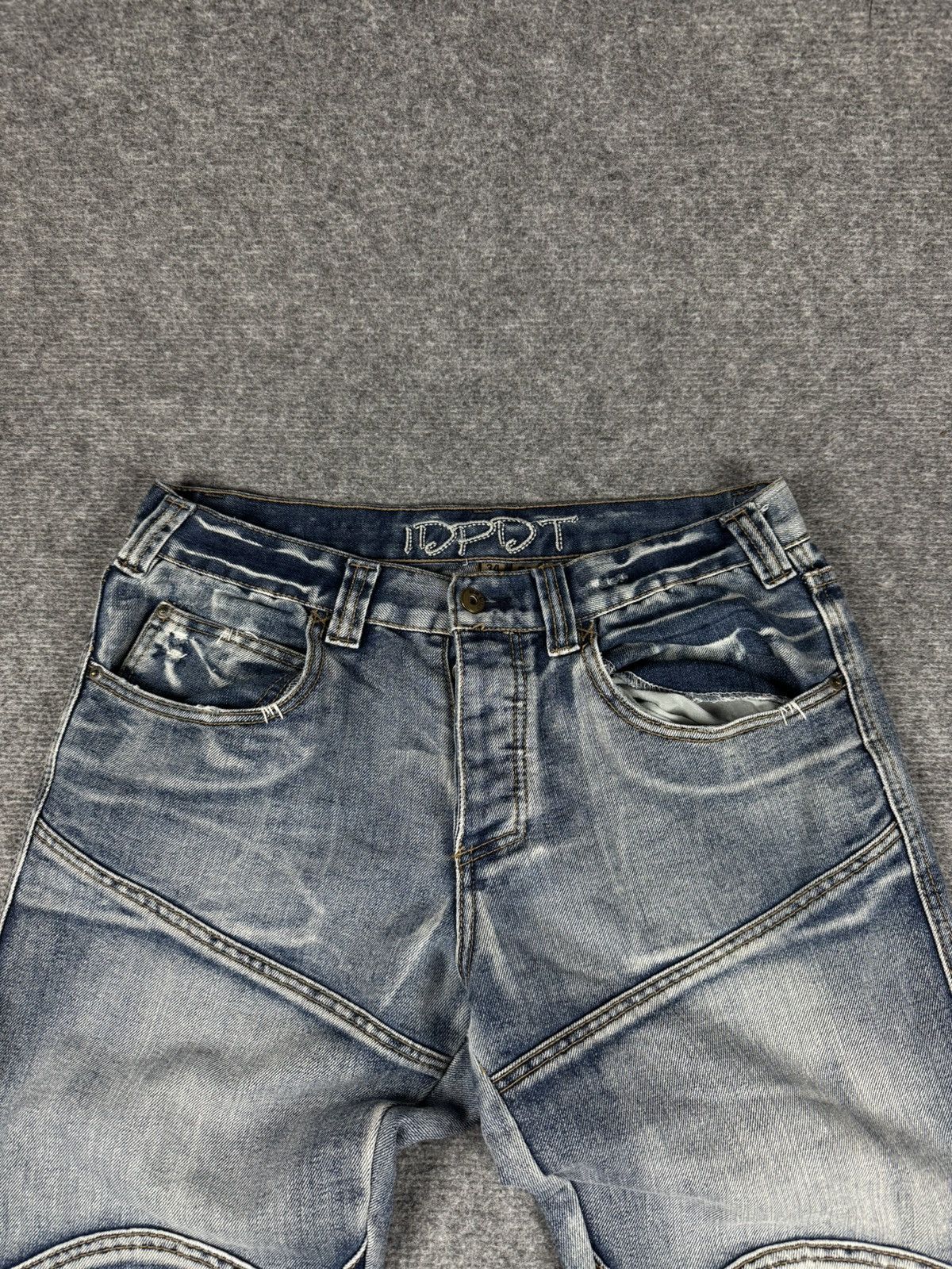 Japanese Brand × Vintage Vintrage japanese brand flared baggy pants jeans Size US 34 / EU 50 - 5 Thumbnail