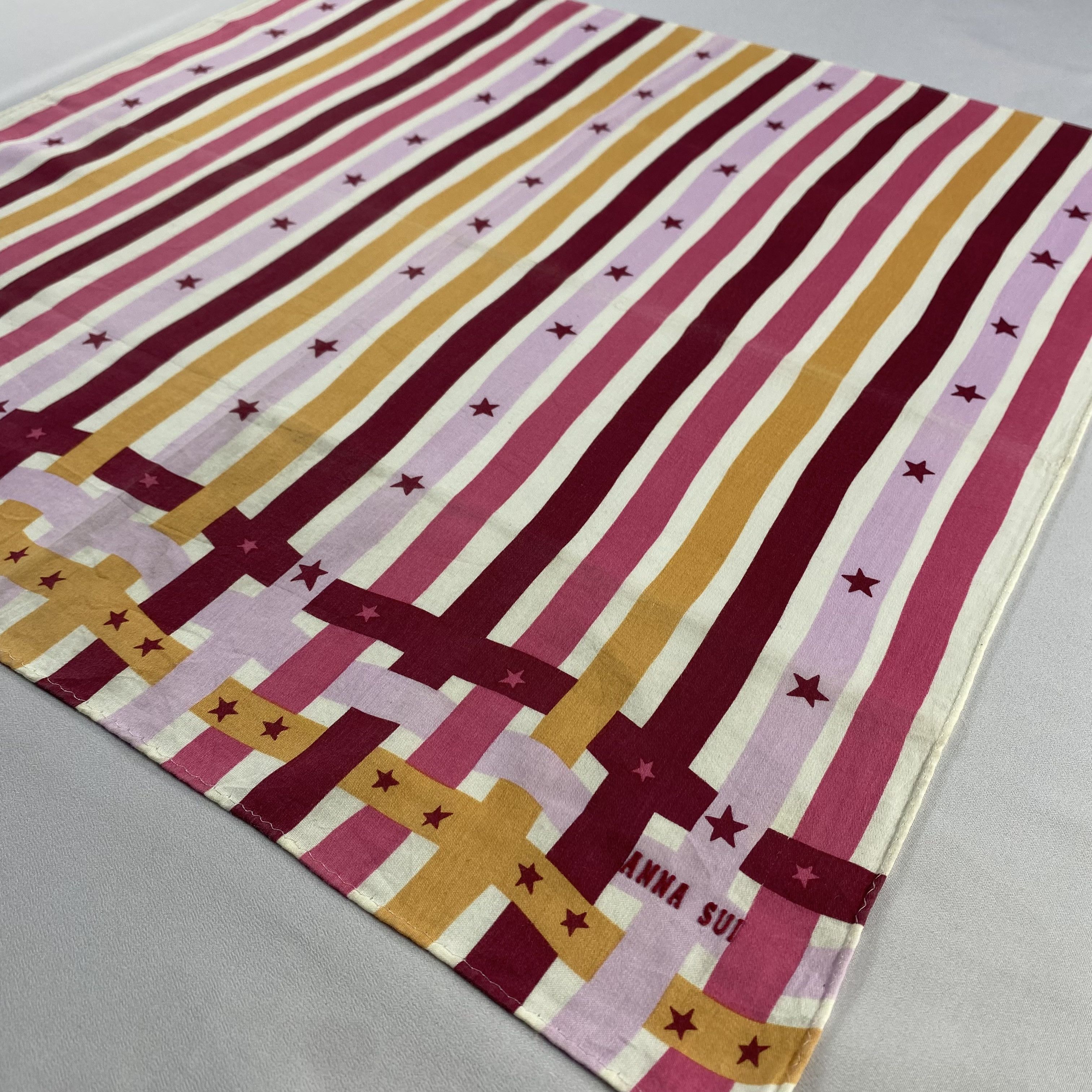 Vintage Anna Sui Bandana/ Handkerchief / Neckerchief-P1085 Size ONE SIZE - 2 Thumbnail