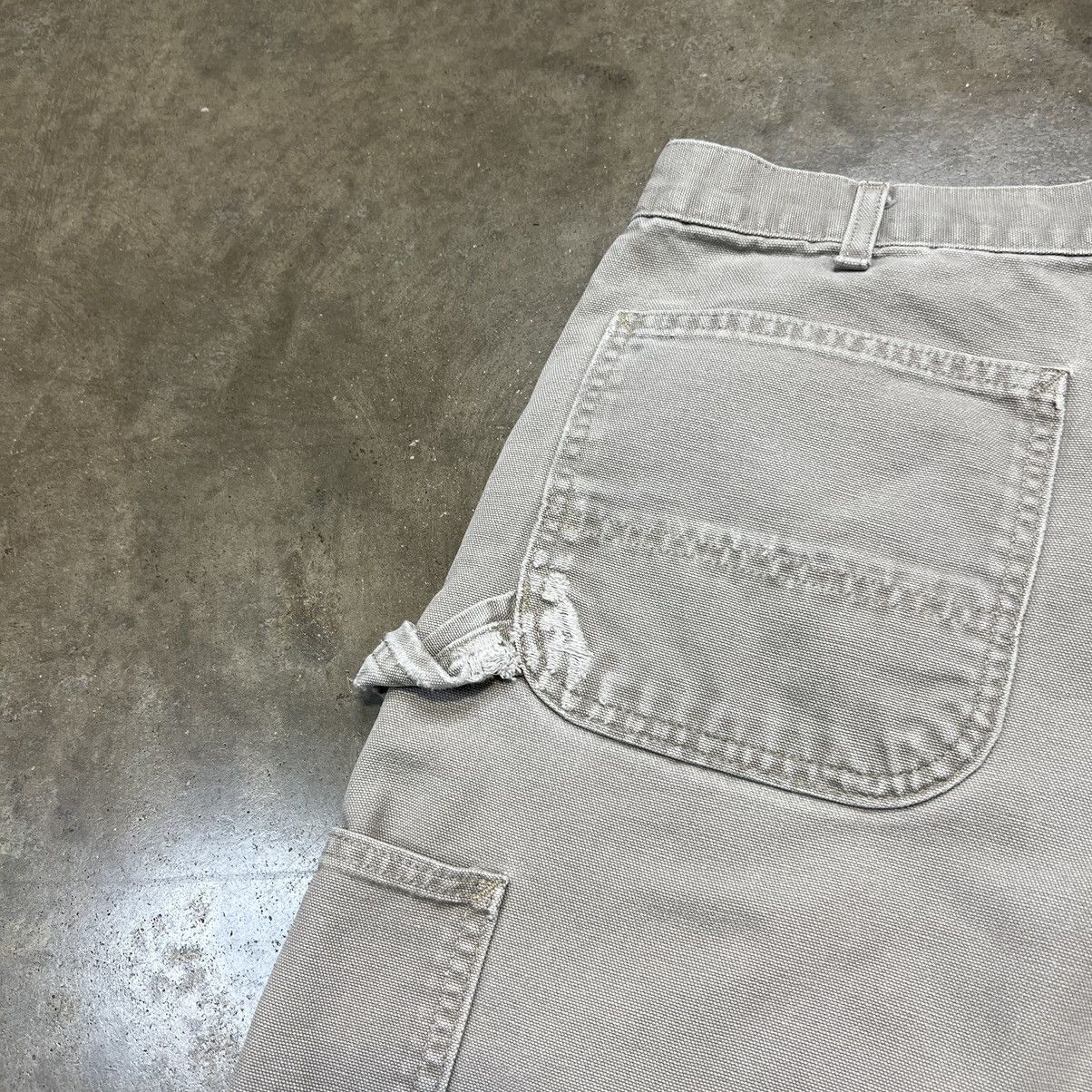 Carhartt × Vintage Vintage Y2K Carhartt Carpenter Workwear Shorts Baggy Faded Size US 34 / EU 50 - 6 Thumbnail