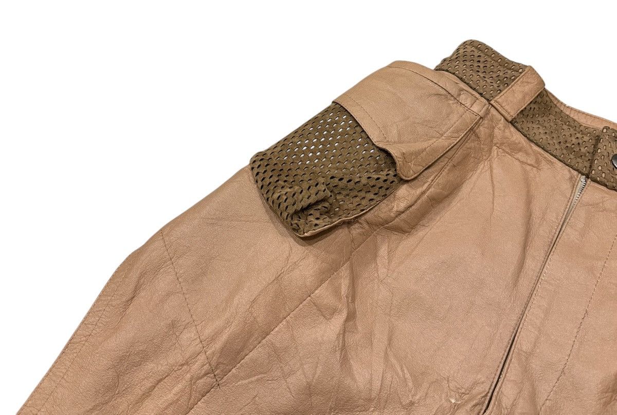 Vintage Kansai International Leather Like Polytab Rayon Pant
