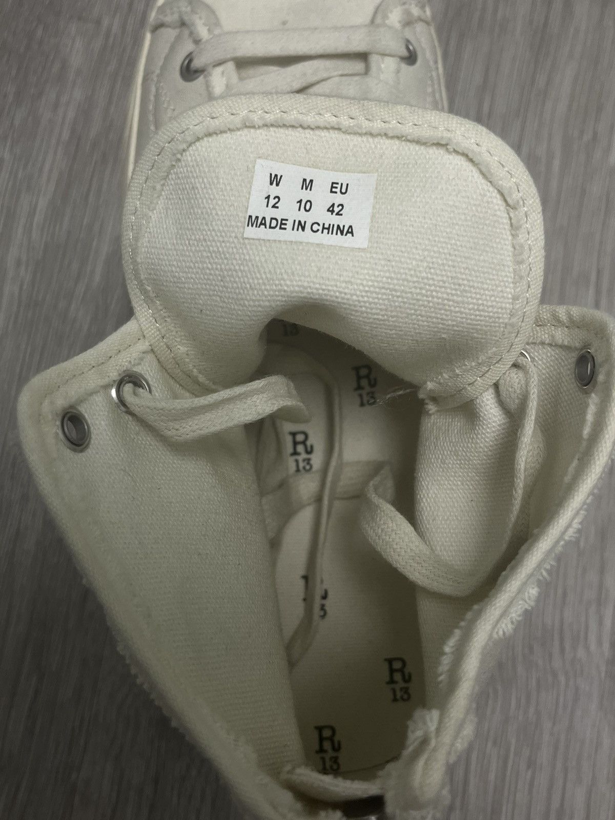 R13 Kurt high top. 12 Size US 12 / IT 42 - 8 Thumbnail