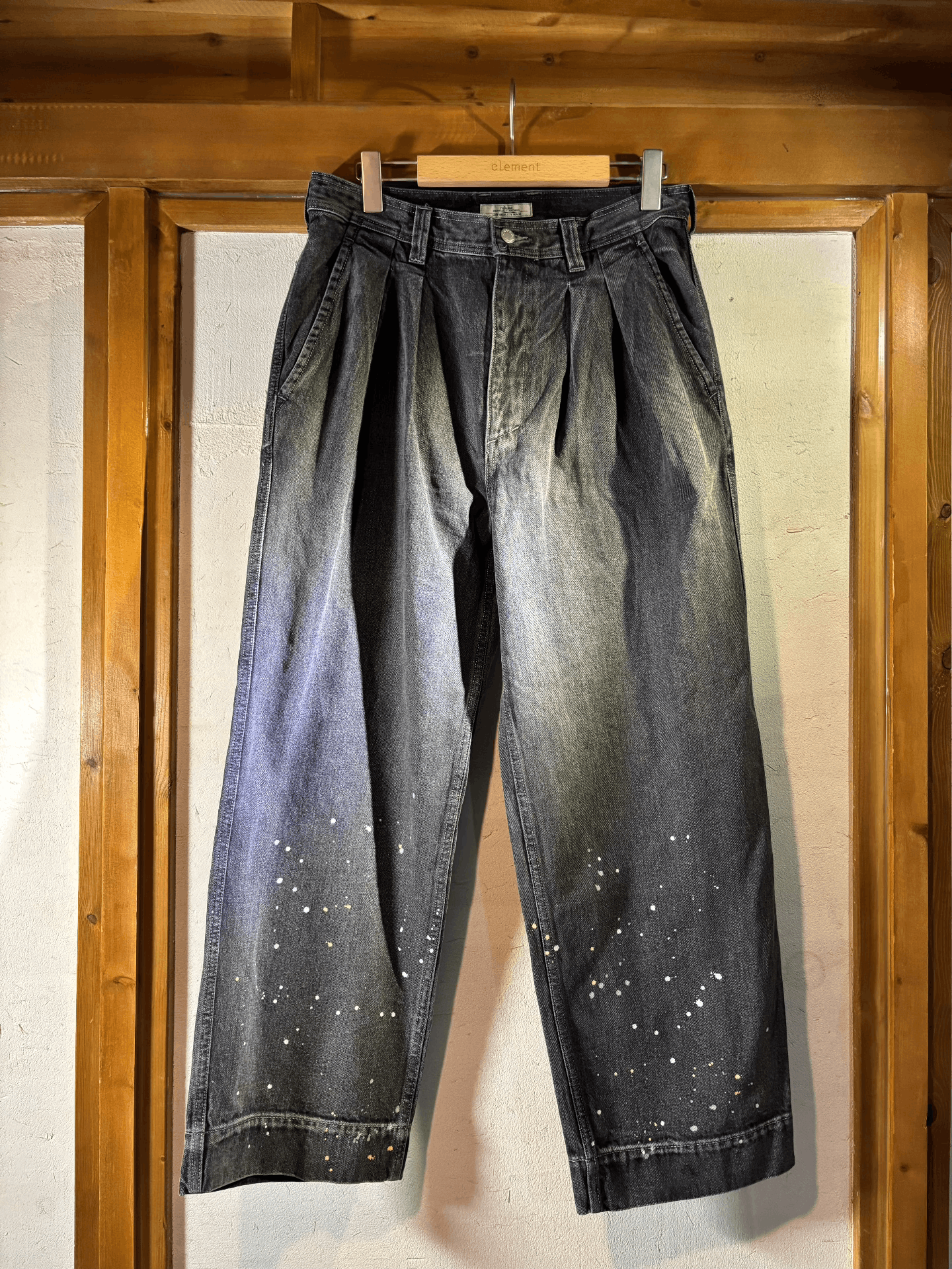 Journal Standard Relume Double Pleat Splatter Jeans Size US 34 / EU 50 - 1 Thumbnail