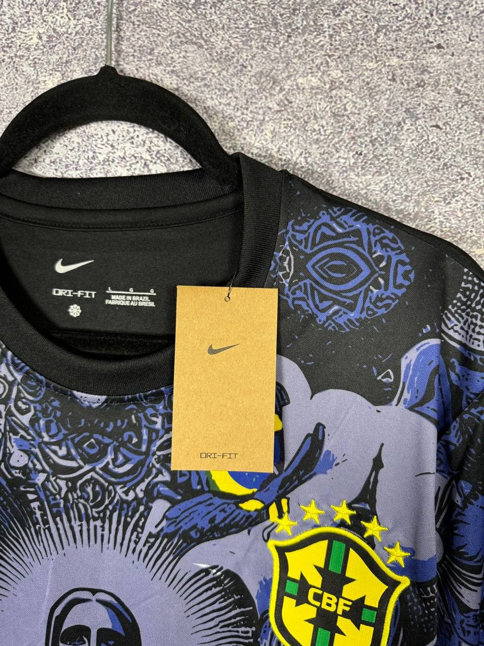Other Brazil Rio de Janeiro Jesus AOP Fan Soccer Jersey Blokcore Size US L / EU 52-54 / 3 - 8 Thumbnail