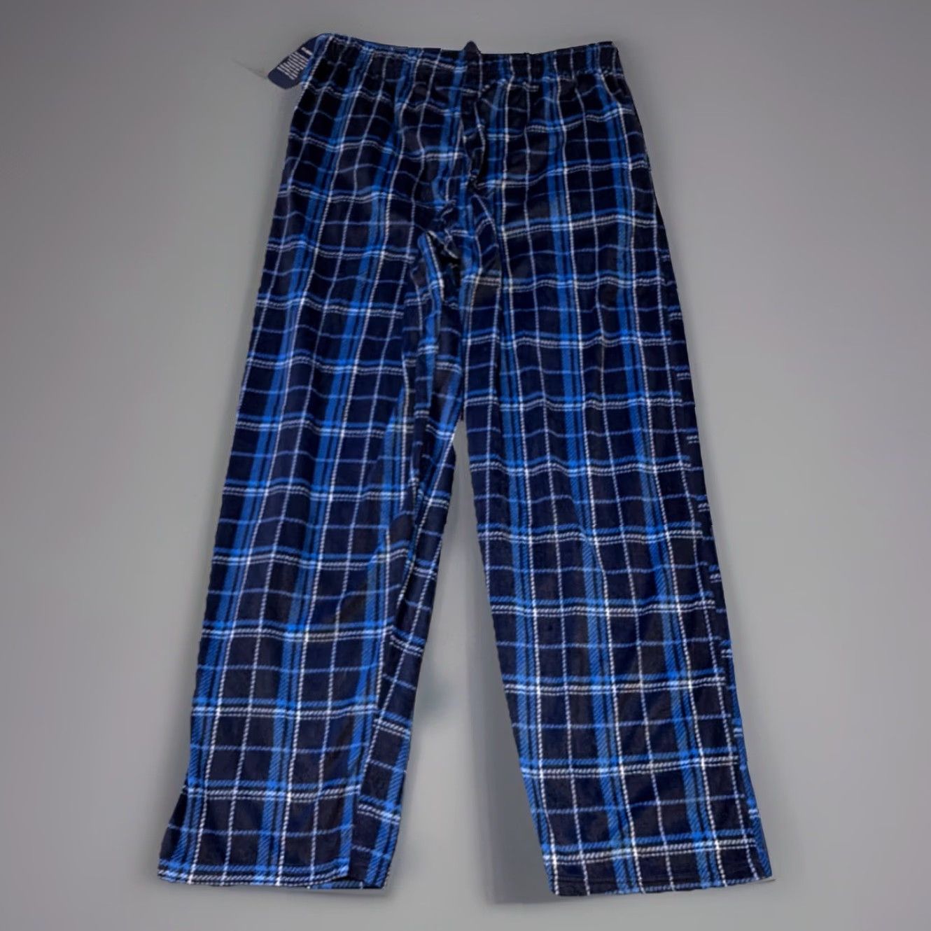 Chaps Chaps Ralph Lauren Fleece Pajama Pants Plaid Blue Large NWT Mens Regular Size L Size US 33 - 2 Thumbnail