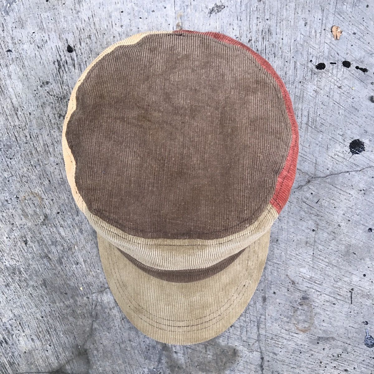 Global Work × Japanese Brand patrol hat three tone with leather adjust by global work Size ONE SIZE - 8 Thumbnail