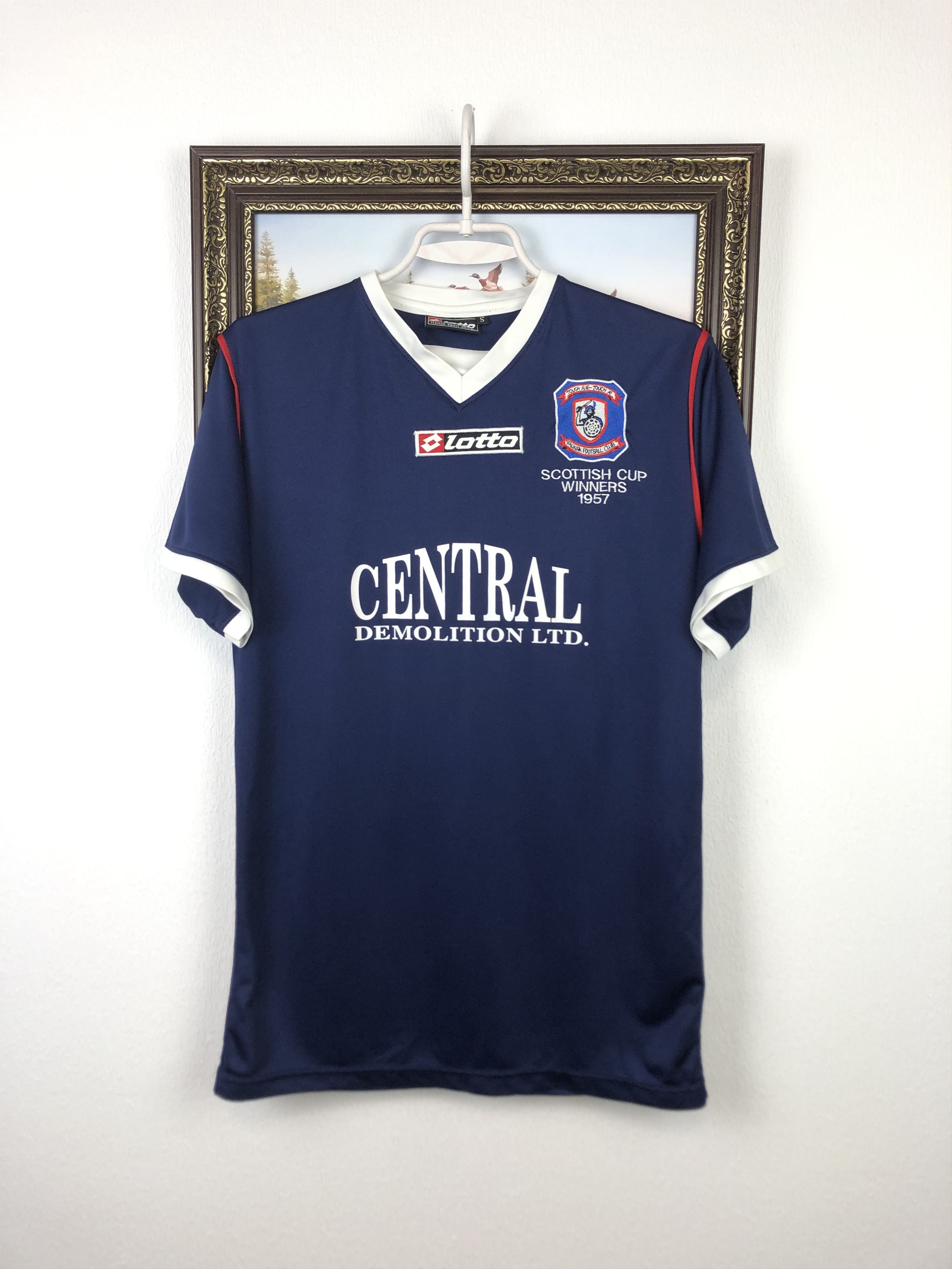 Lotto Sport Falkirk football shirt Soccer Blue Lotto Jersey Tee Hype Size US S / EU 44-46 / 1 - 1 Thumbnail