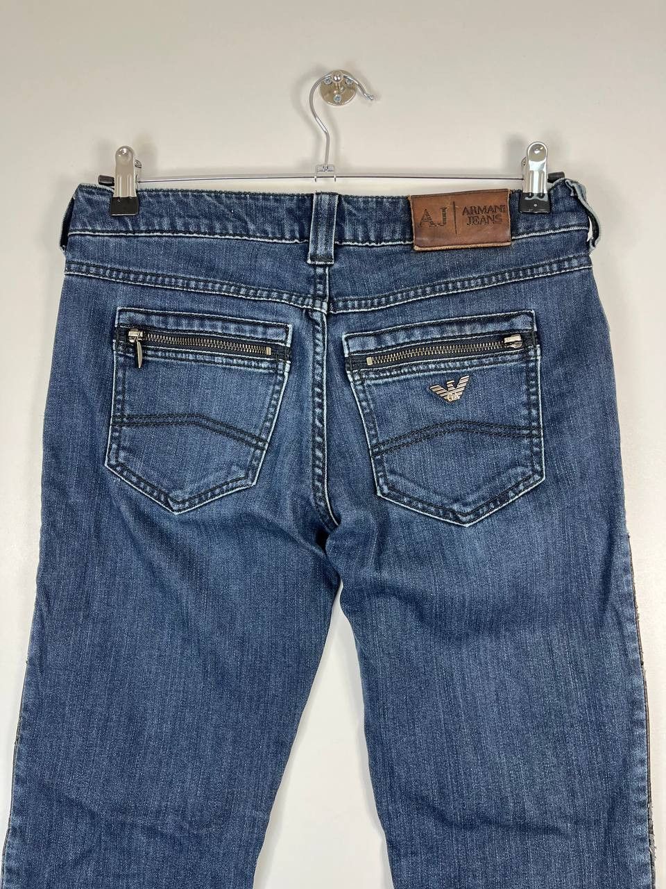 Armani Armani Jeans Womens Slim Fit Blue Denim Jeans Size 26 Size 26" / US 2 / IT 38 - 8 Thumbnail