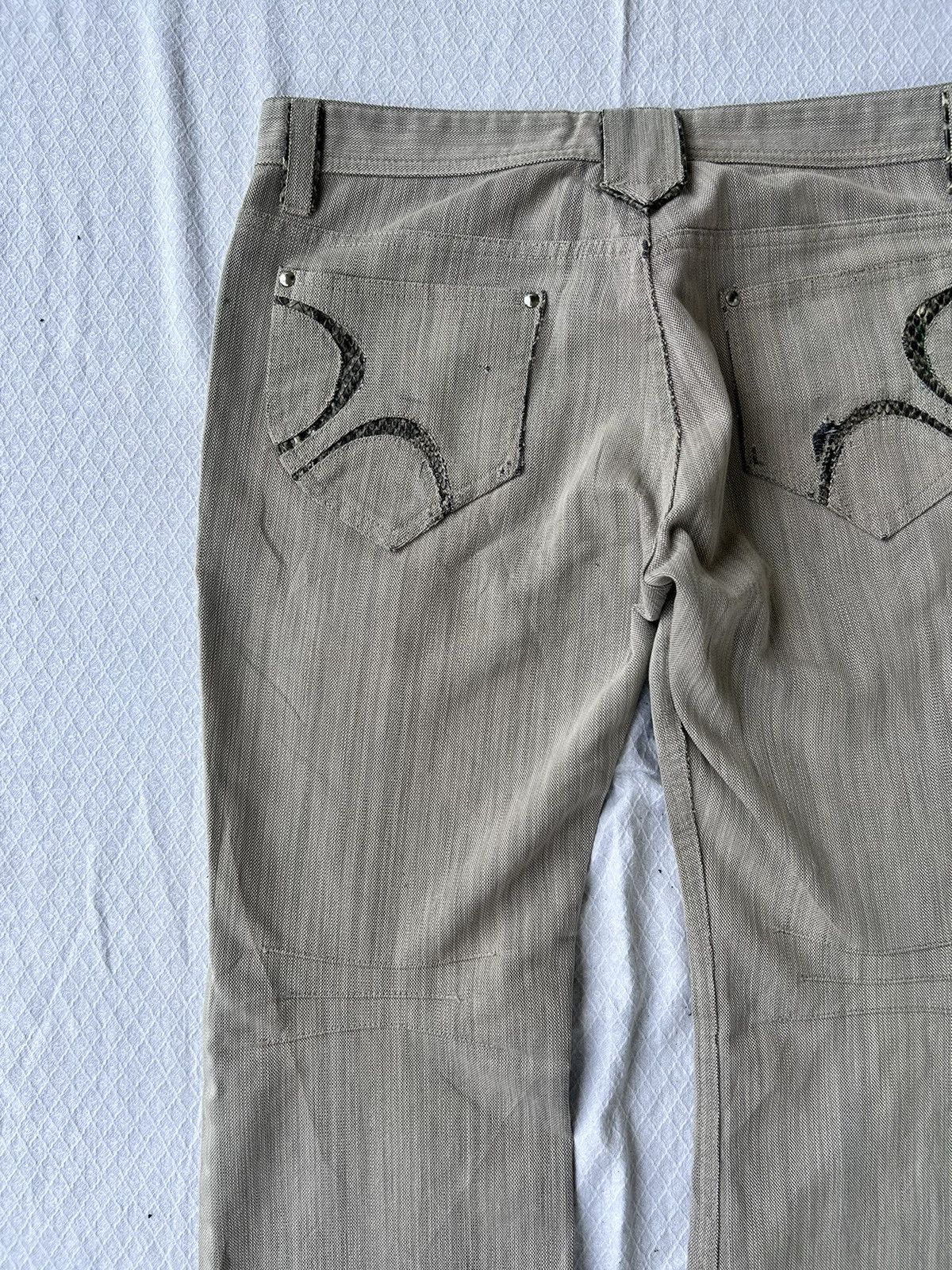 Hysteric Glamour 💸BINDINGOFFER💸Flared jeans snake skin takaiq Ifsixwasnine Size US 32 / EU 48 - 10 Thumbnail