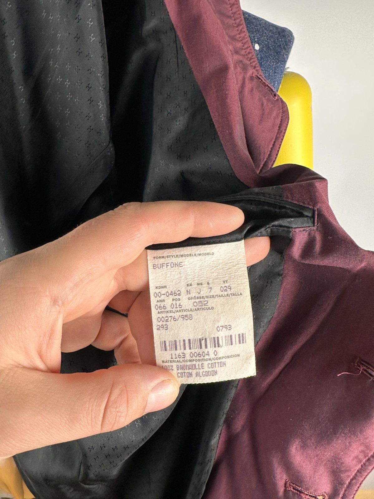 Hugo Boss Hugo Boss Trench Coat Red Mens Size 52 Size US L / EU 52-54 / 3 - 10 Thumbnail