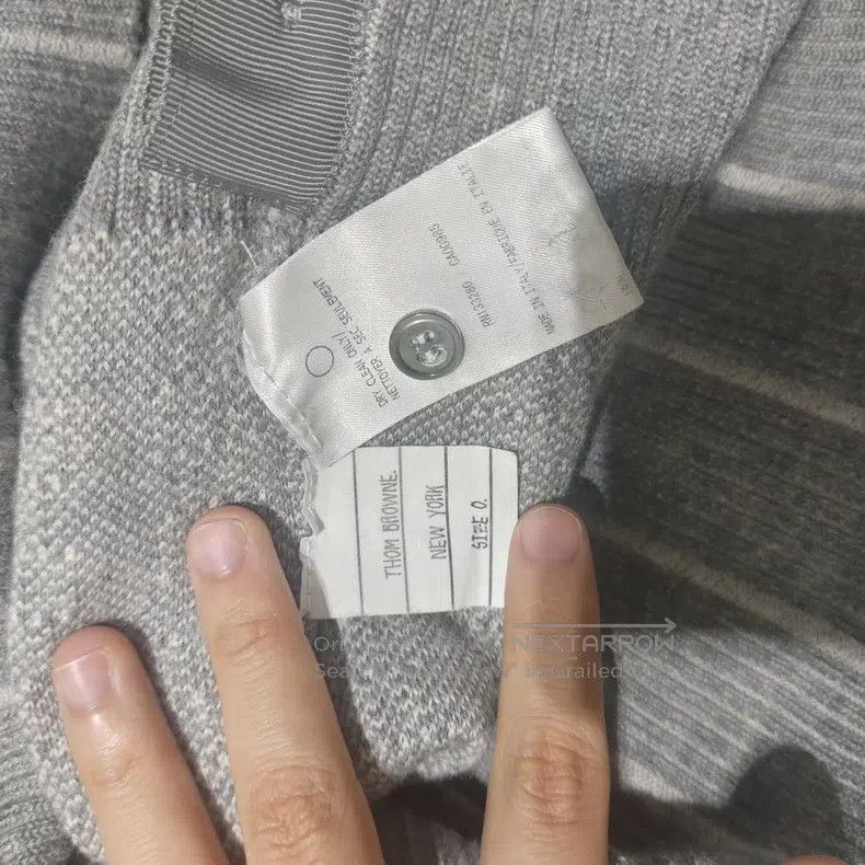 Thom Browne Thom Browne Fringe edge knitted sweater Size US XS / EU 42 / 0 - 3 Thumbnail