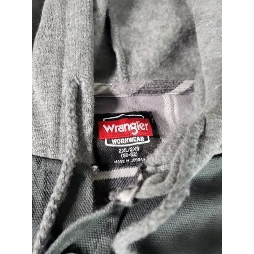 Wrangler Wrangler Workwear Jean Denim Hoodie Men Sz XXL Graphic Print Size US XXL / EU 58 / 5 - 6 Thumbnail