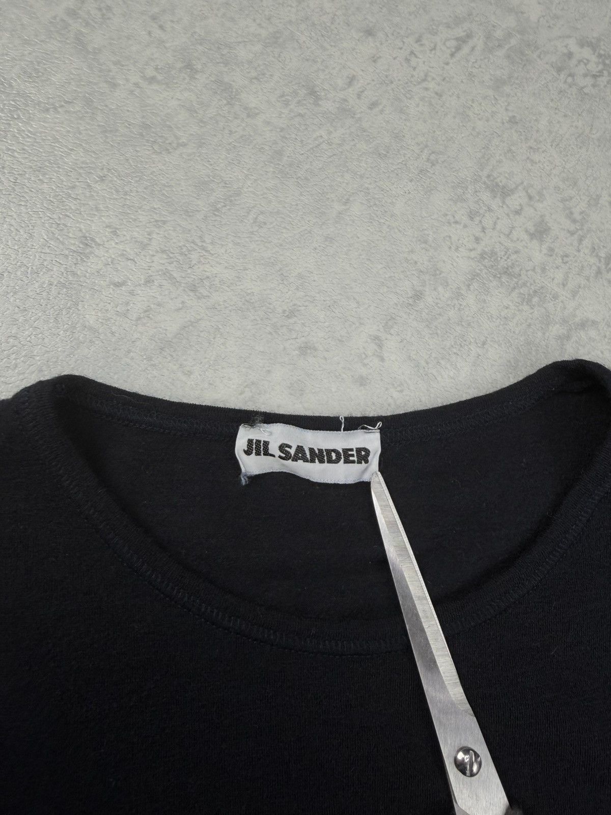 Jil Sander Jil Sander Navy Wool Blend Long Sleeve Top Size M Size M / US 6-8 / IT 42-44 - 5 Thumbnail