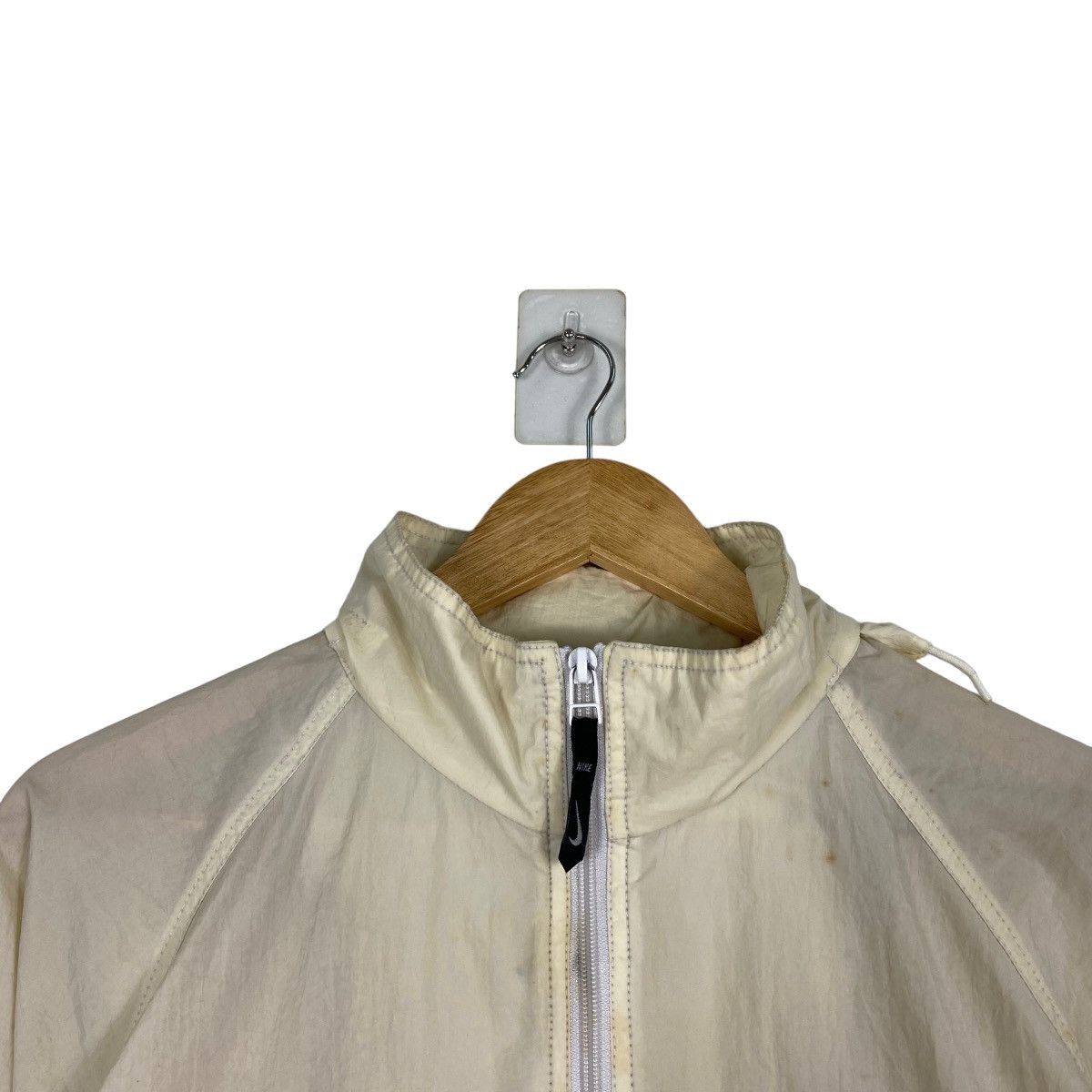 Japanese Brand Vintage 90s Nike Big Swoosh Light Zipper Jacket Size US M / EU 48-50 / 2 - 4 Thumbnail