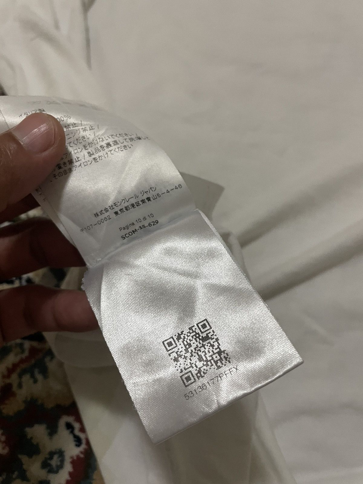 Designer × Moncler Moncler Big Logo Tshirt Size US S / EU 44-46 / 1 - 8 Thumbnail