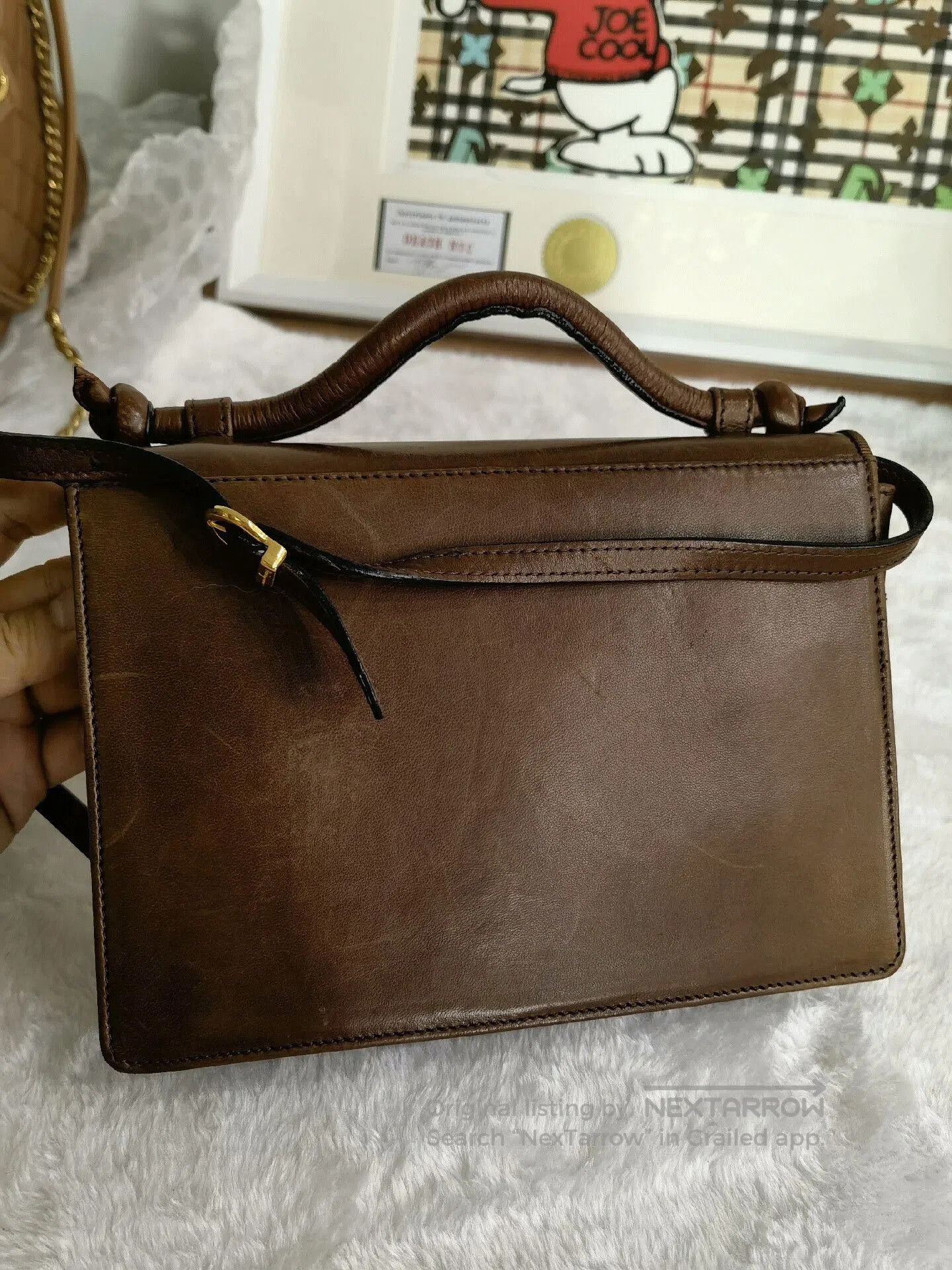 Salvatore Ferragamo Ferragamo High Heel Handbag in Brown. Size ONE SIZE - 2 Thumbnail
