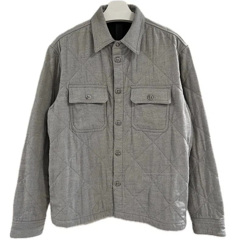 Chrome Hearts CHROME HEARTS Size M Diamond plaid shirt coat jacket Size US M / EU 48-50 / 2 - 1 Thumbnail