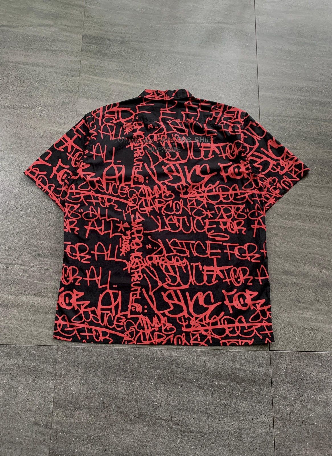 Supreme FREE TAX! Comme des Garcons Collabs Graffiti Zip Shirt Size US XL / EU 56 / 4 - 6 Thumbnail