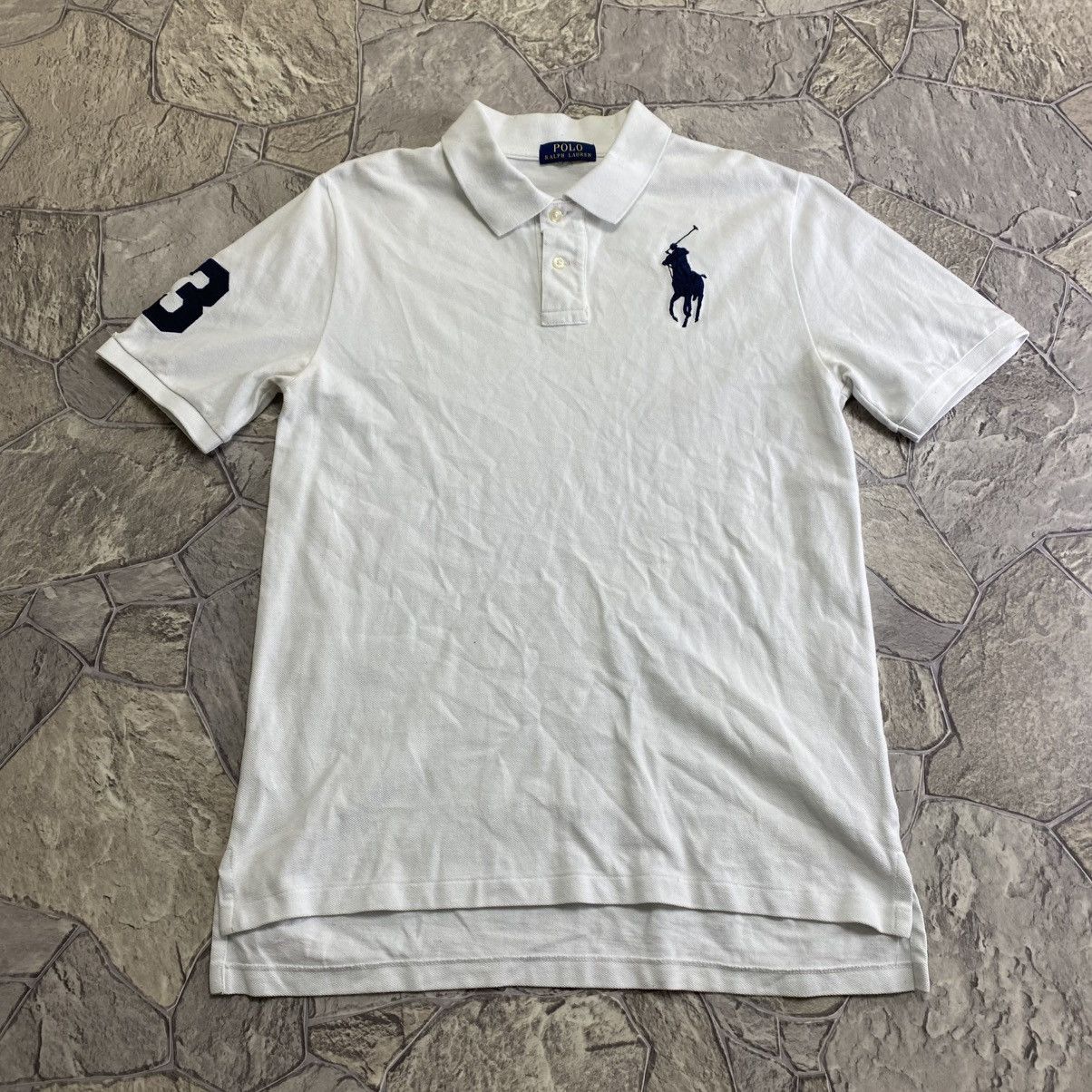 Polo Ralph Lauren Polo Ralph Lauren polo t-shirt 3 Chief Keef big logo pony Size US L / EU 52-54 / 3 - 1 Thumbnail