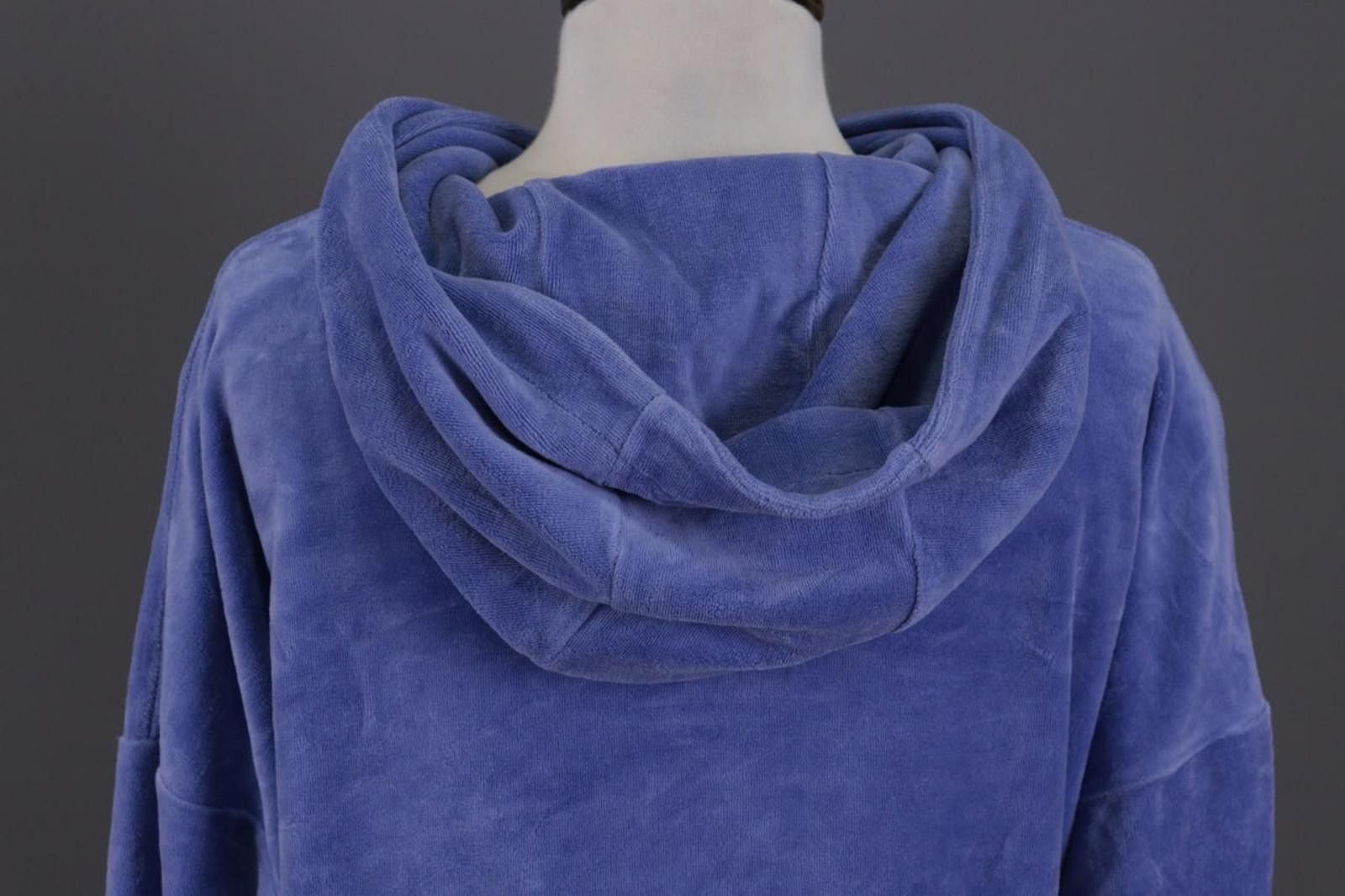 Karl Kani Karl Kani Blue Big Logo Hooded Cropped Sweater Size M/L Size M / US 6-8 / IT 42-44 - 8 Thumbnail