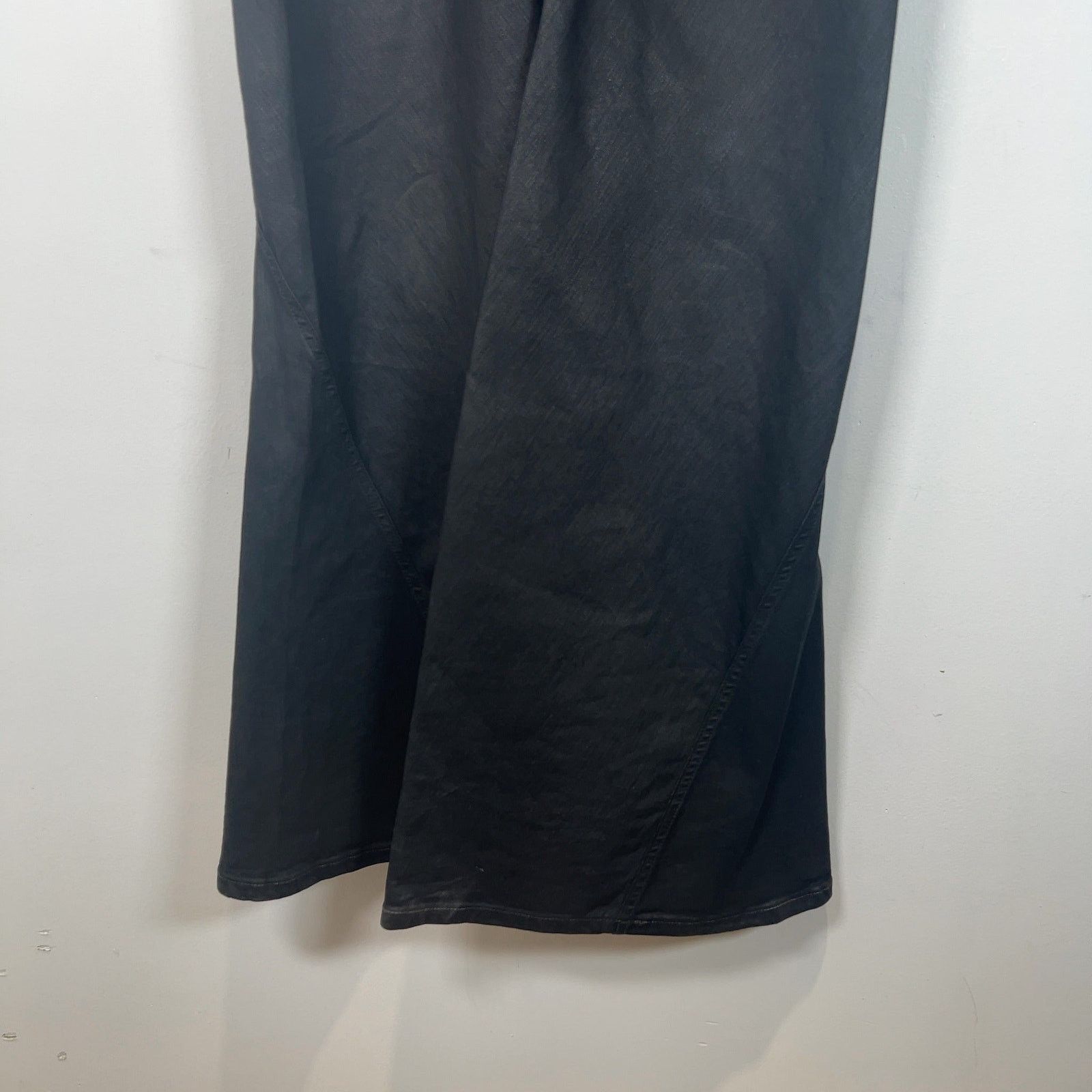 Rick Owens Drkshdw Rick Owens DRKSHDW Waxed 'Bias' Bootcut Jeans Size US 31 - 4 Thumbnail
