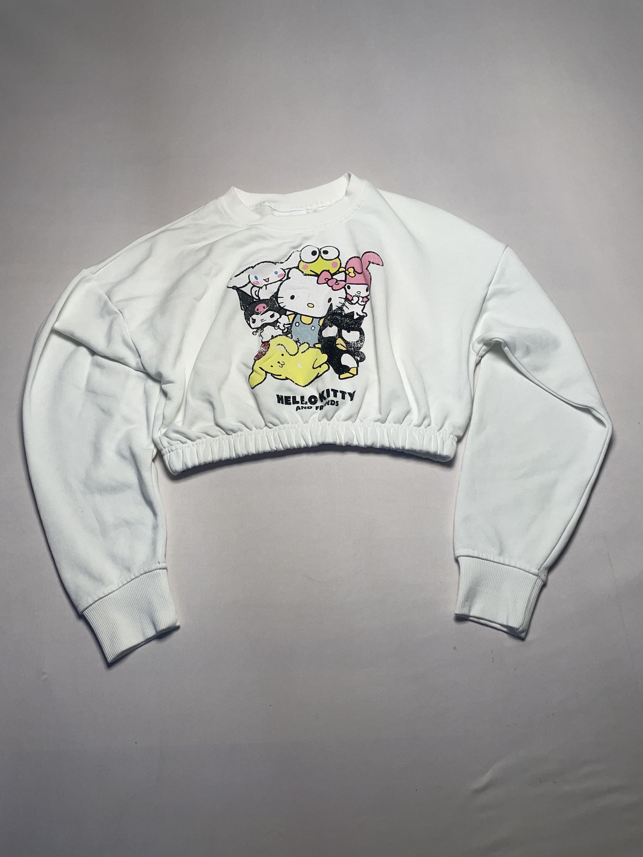 Other 🧥 19,90€ – Cropped Sweatshirt – Hello Kitty Größe XS Size US XS / EU 42 / 0 - 1 Thumbnail