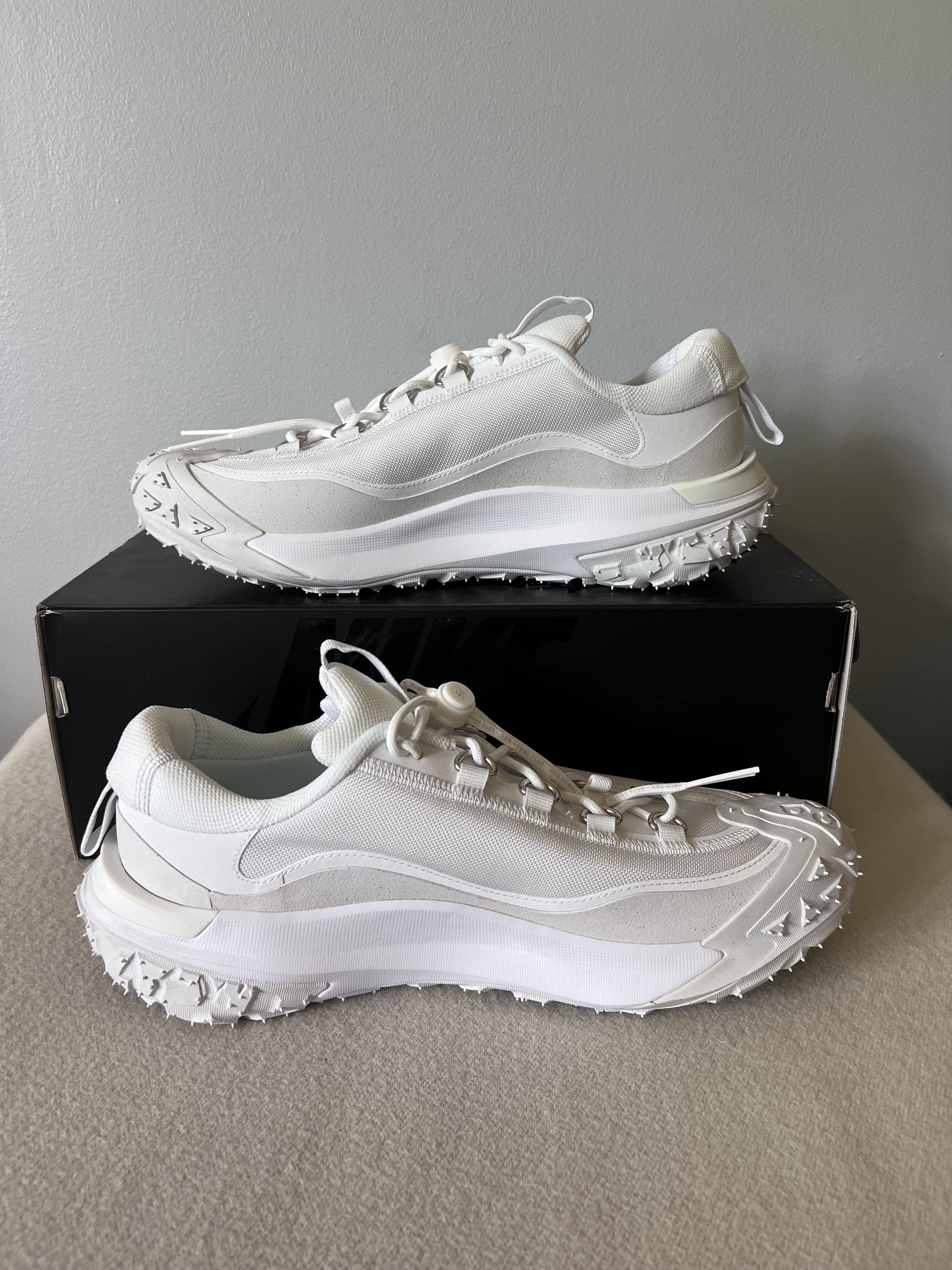 Comme des Garcons × Nike ACG Comme des Garcons Nike ACG Mountain Fly 2 in White Size US 12 / EU 45 - 3 Thumbnail