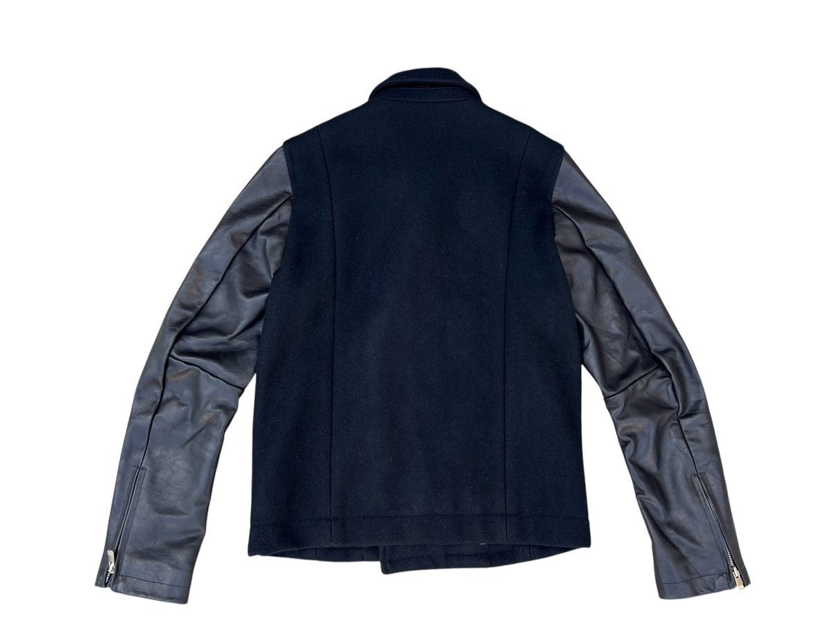 Leather STUDIOUS Japan Asymmetrical Wool Cowhide Leather Jacket Size US S / EU 44-46 / 1 - 19 Thumbnail