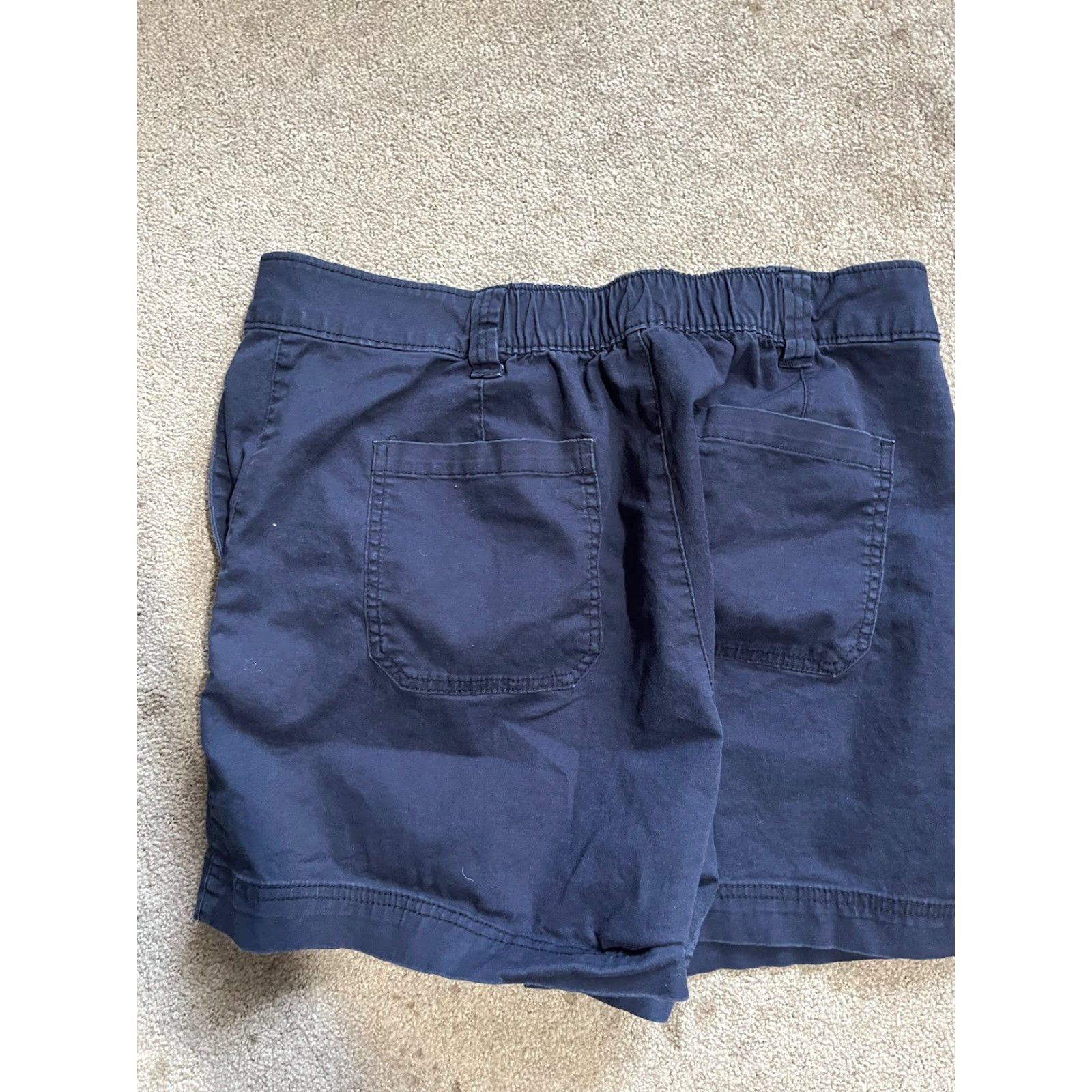 Old Navy Old Navy Chino Shorts Navy Blue Men L Size - Cotton Spandex Size US 33 - 2 Thumbnail