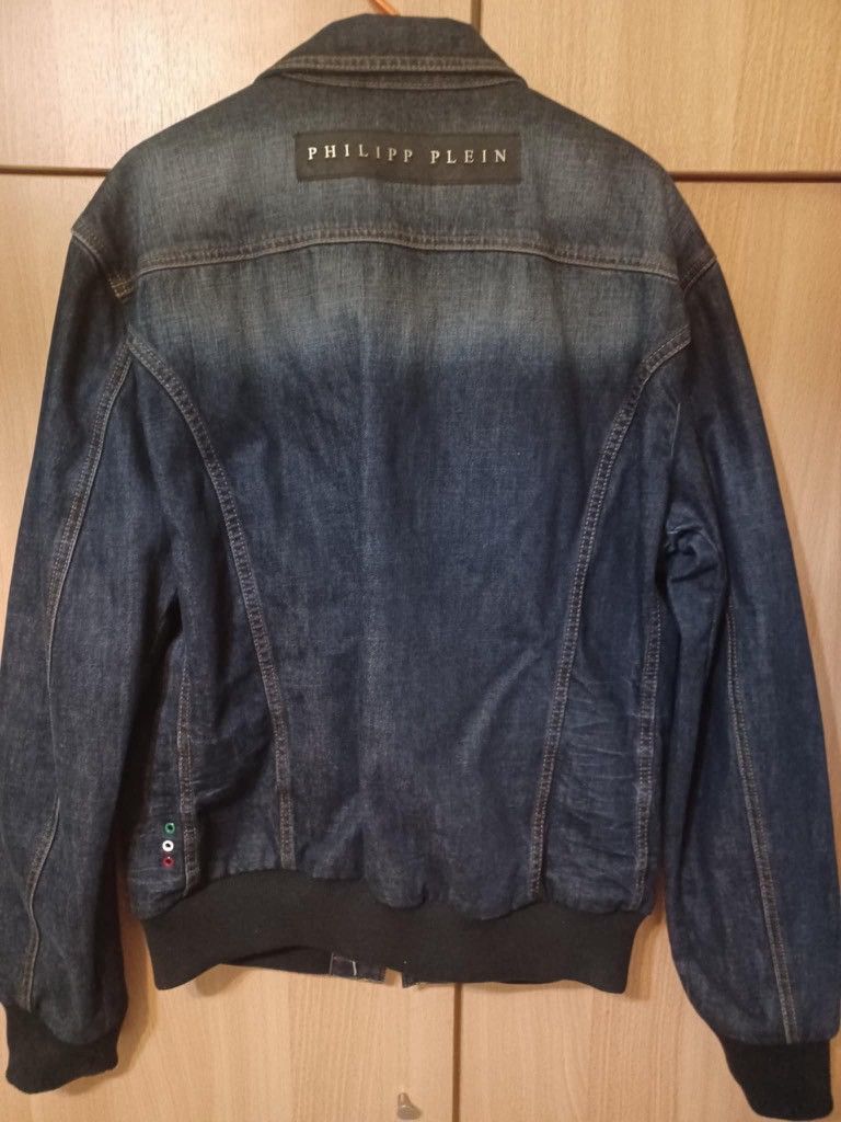 Philipp Plein Philipp Plein blue denim jacket Size US XL / EU 56 / 4 - 2 Thumbnail