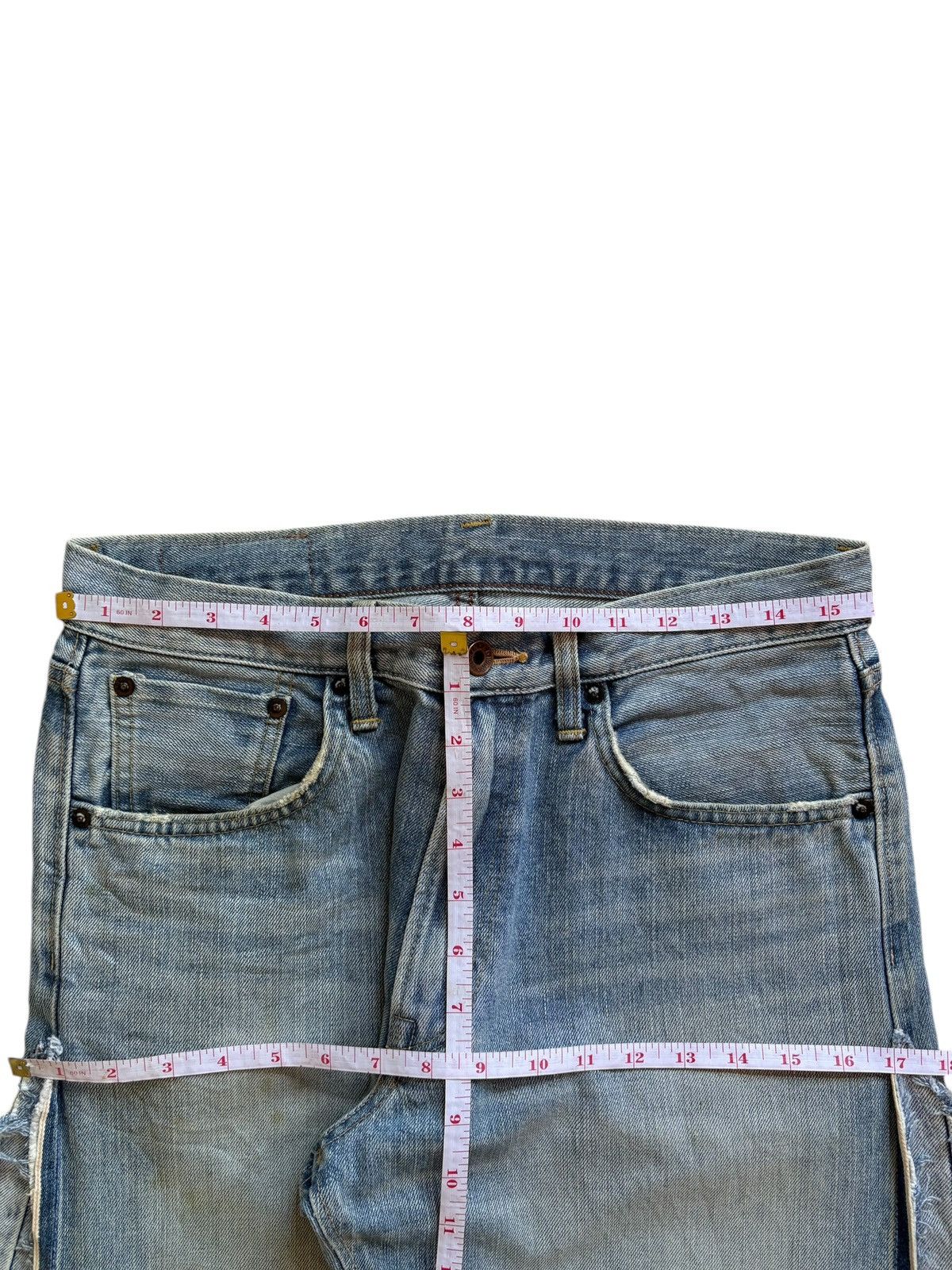 Edwin × Japanese Brand Vintage Japanese Edwin 505zx Selvedge Custom Flare Jeans Size US 32 / EU 48 - 12 Thumbnail