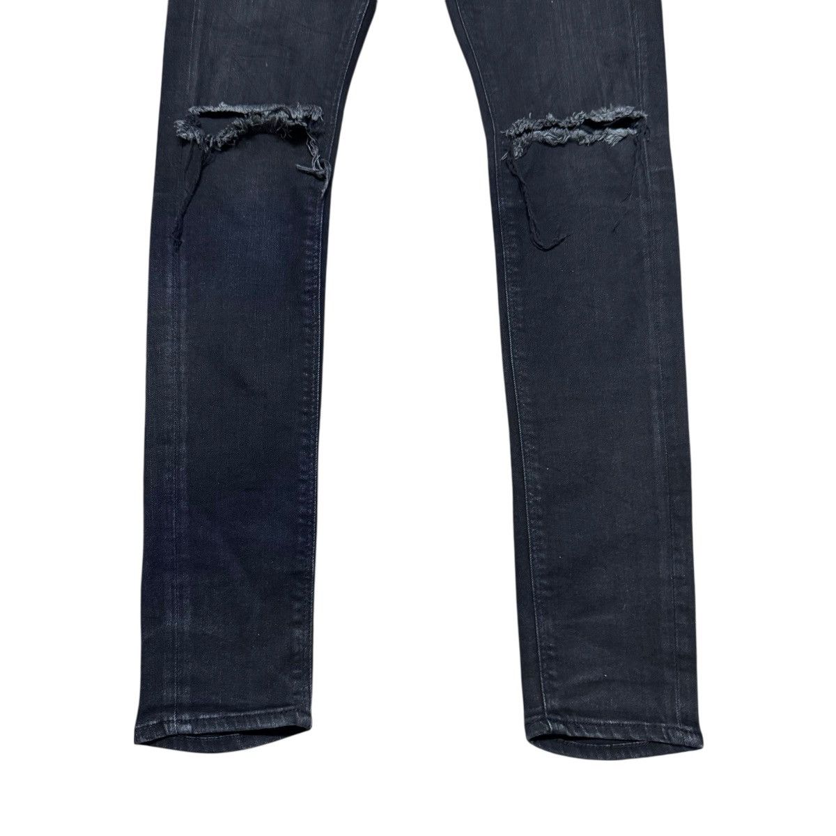 Vanquish Vanquish Black Denim Skinny Jeans Grunge Size US 30 / EU 46 - 9 Thumbnail