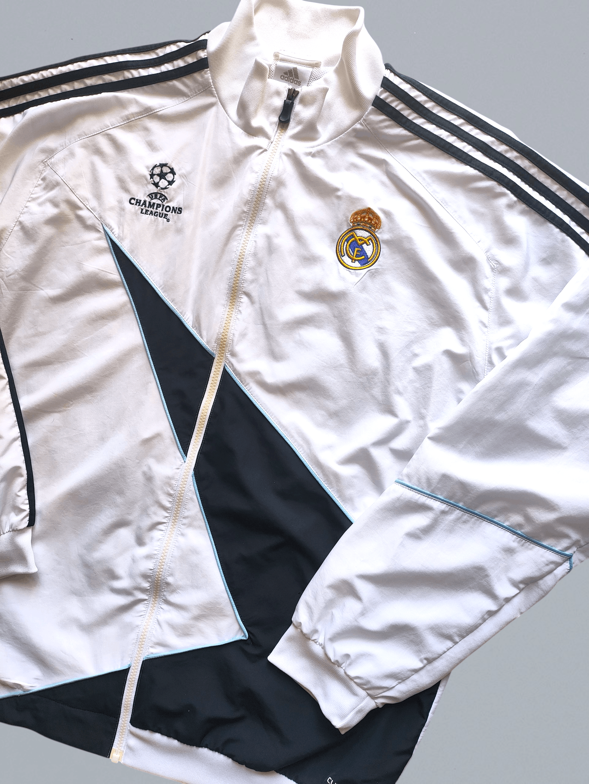 Adidas Vintage Real Madrid x adidas 2009/10 UCHL Tracksuit Men 2XL Size US XXL / EU 58 / 5 - 15 Thumbnail