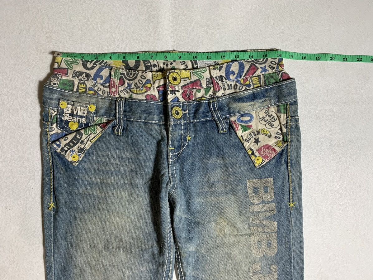If Six Was Nine 2000s Blue moon blue double waist denim jeans Size US 32 / EU 48 - 9 Thumbnail