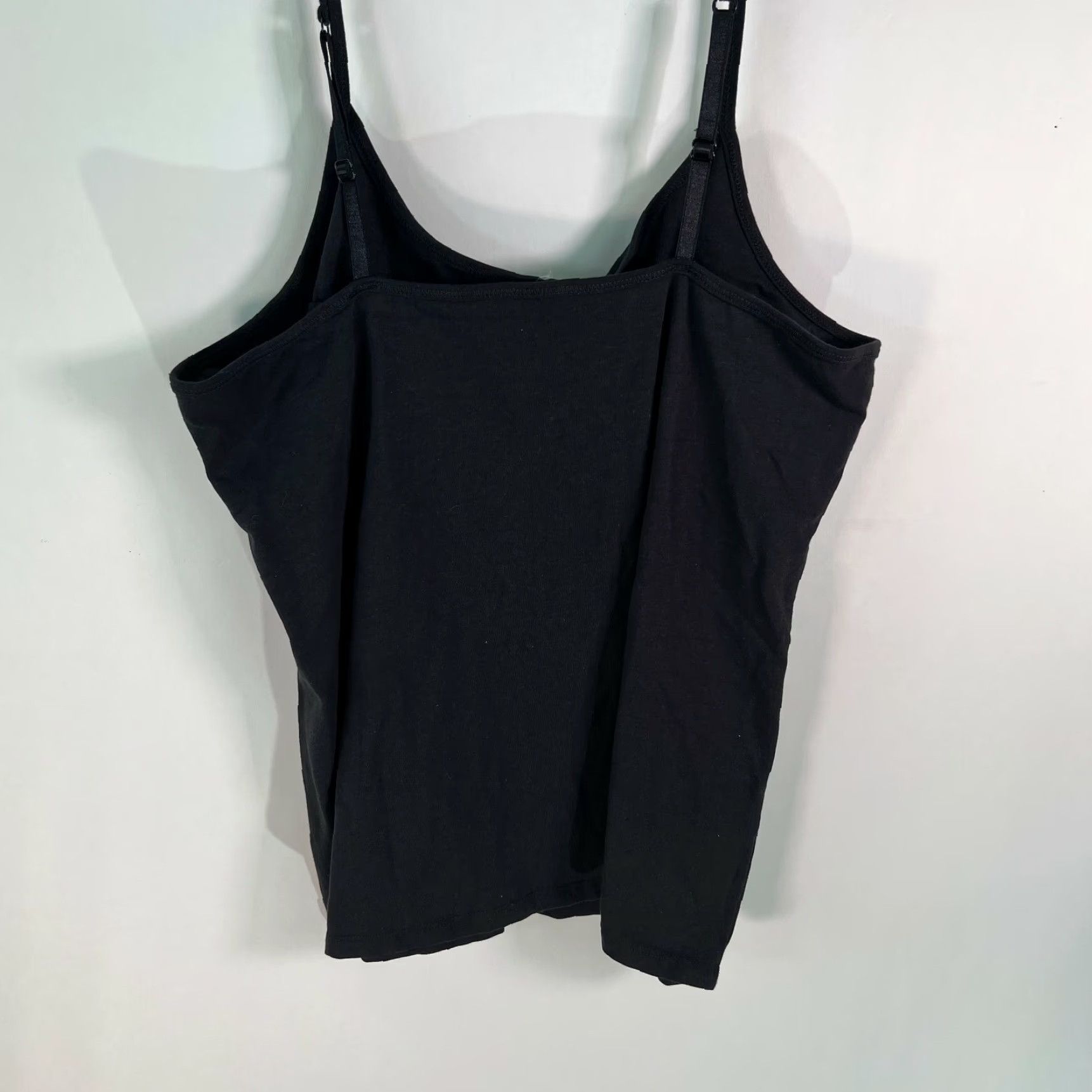 Hanes Hanes Women's Tank Top Camisole Sleeveless Pullover Size XL Black Casual 2010s Size XL / US 12-14 / IT 48-50 - 4 Thumbnail
