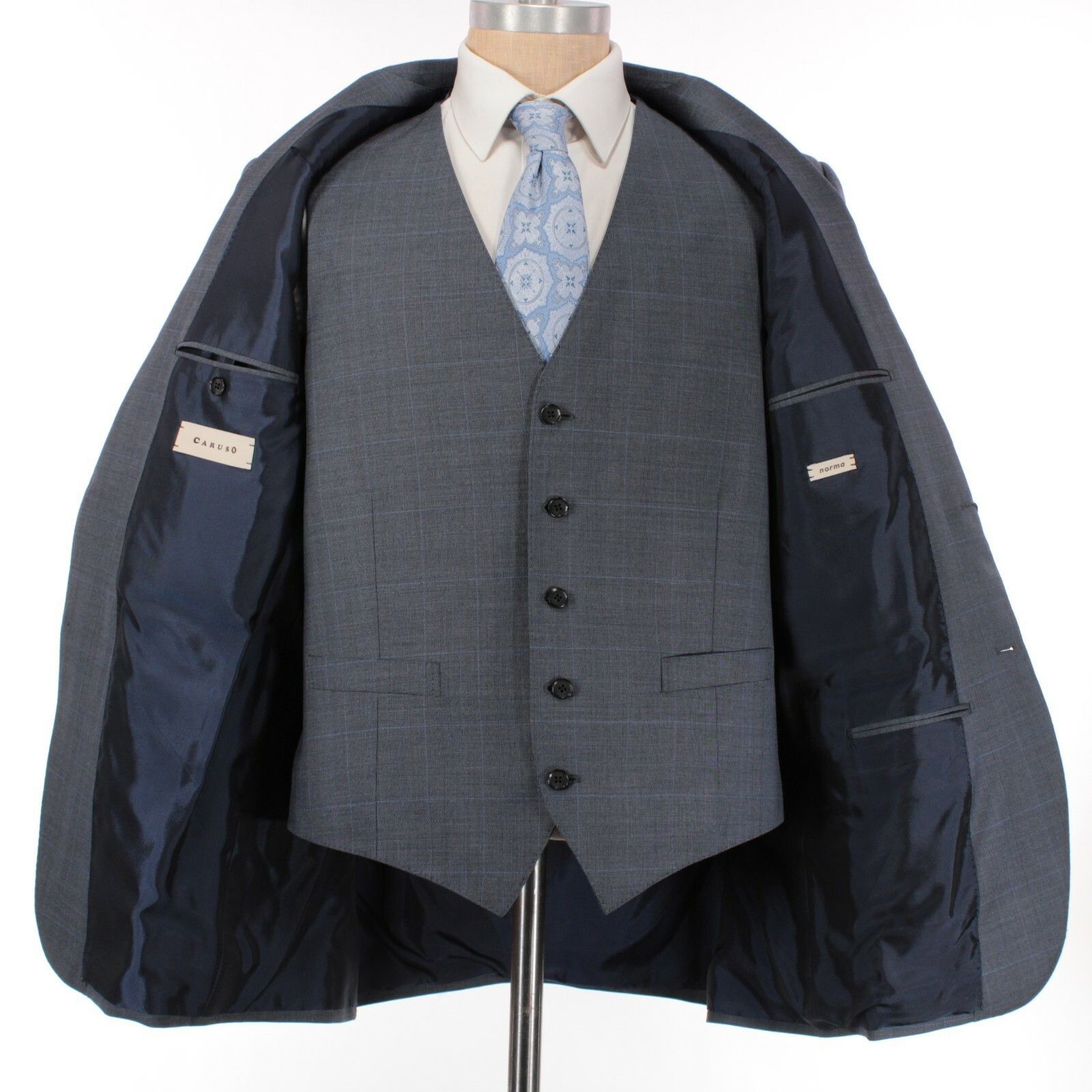 Caruso Caruso Suit Size US 42 Long in Blue Size 42R - 3 Thumbnail