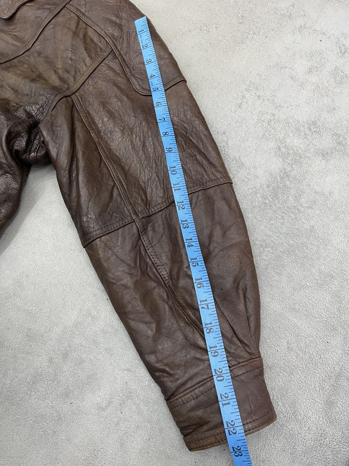 Genuine Leather × Vintage ARCHIVE🔥ROBO LEATHER JACKET Size US M / EU 48-50 / 2 - 14 Thumbnail