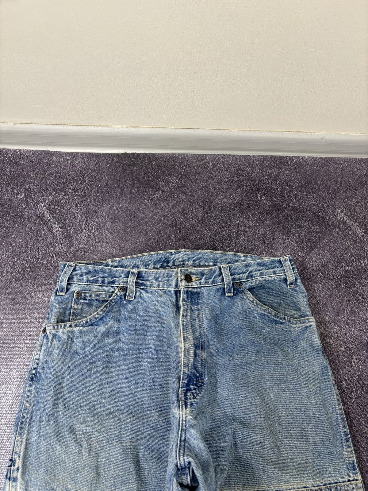 Dickies Vintage Dickies Double Knee American Denim Hype Jeans Size US 32 / EU 48 - 6 Thumbnail