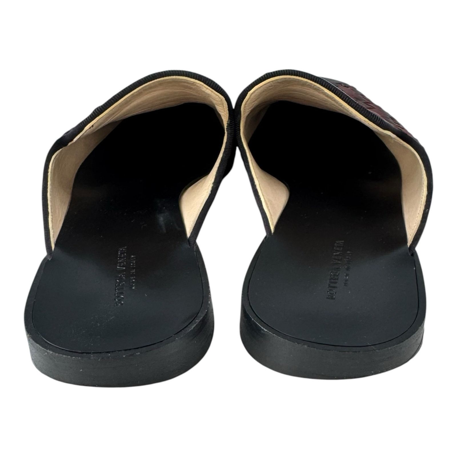 Bottega Veneta Bottega Veneta Studded Intrecciato Leather Mules Size US 8 / IT 38 - 8 Thumbnail