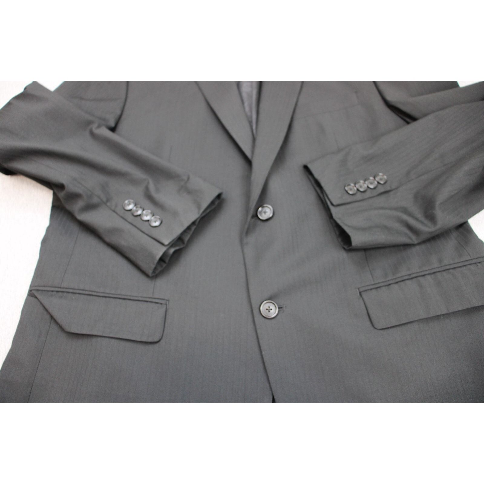 Michael Kors Michael Kors Suit Mens 42R Black 2 Piece 36x28 Pants Size 42R - 9 Thumbnail