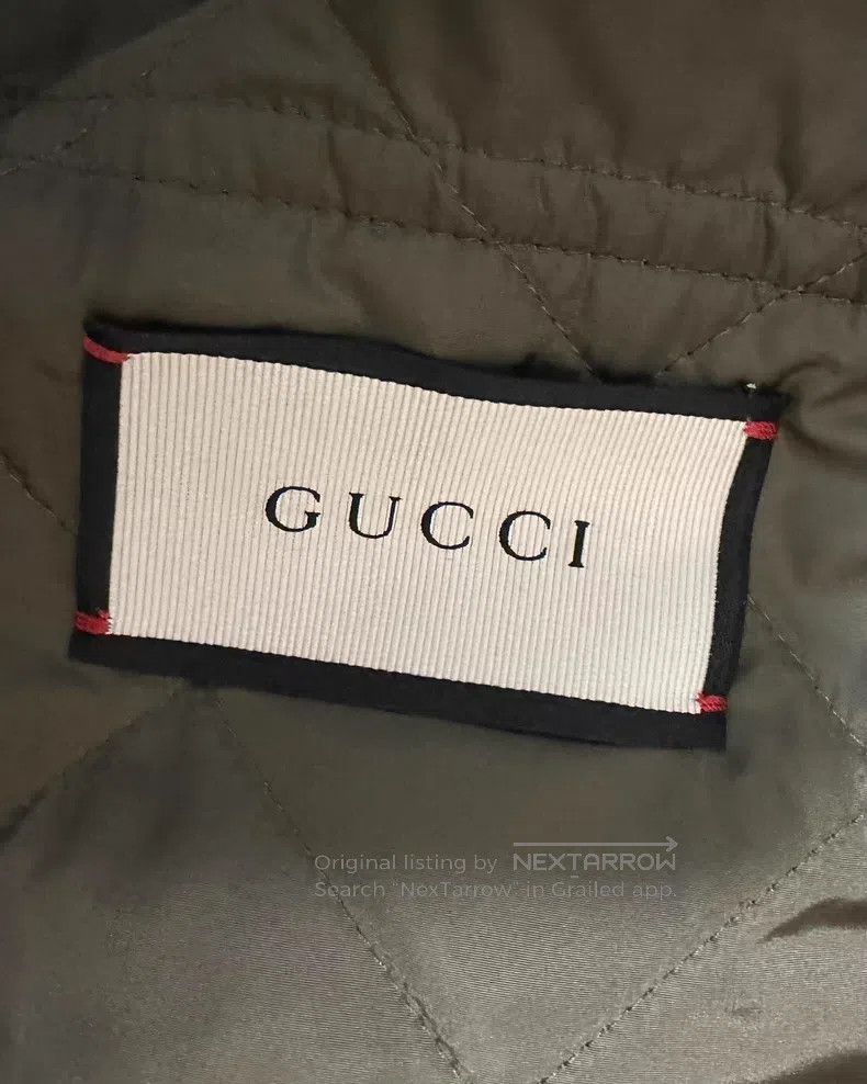 Gucci Gucci Army green flying saucer embroidery sandwich cotton Size US M / EU 48-50 / 2 - 6 Thumbnail