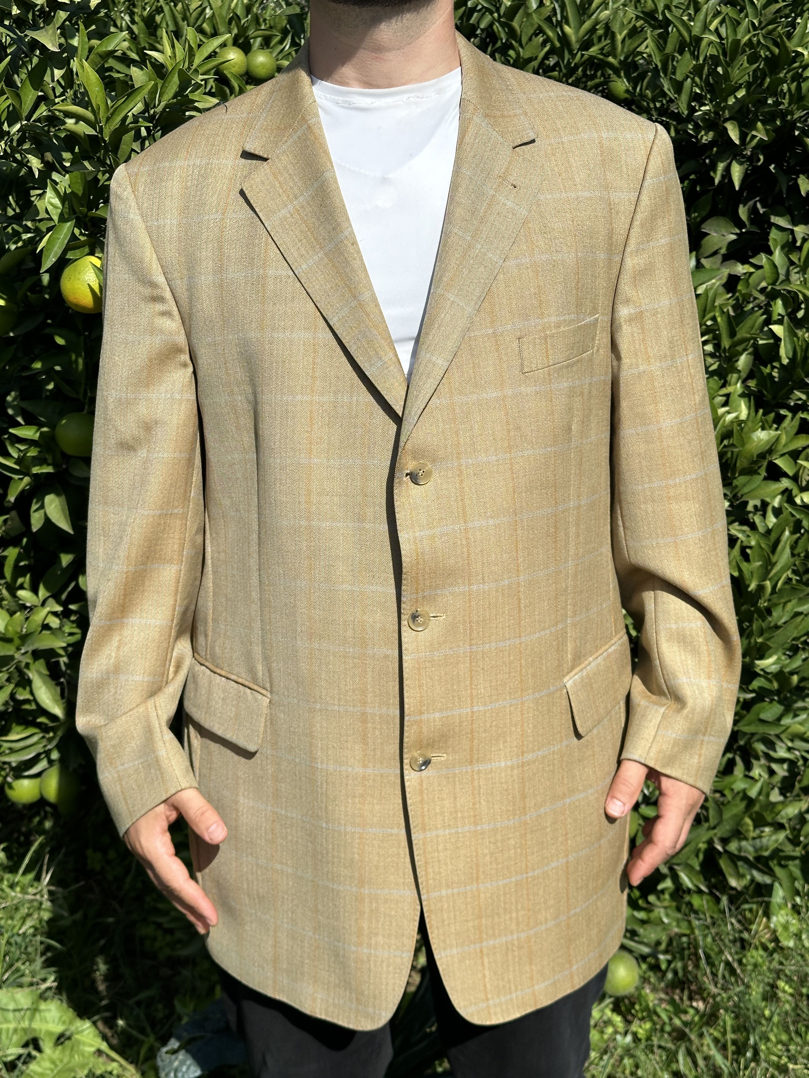 Burberry Burberry London Tux Blazer Suit Formal Jacket Size 58 2XL Size 48R - 1 Thumbnail