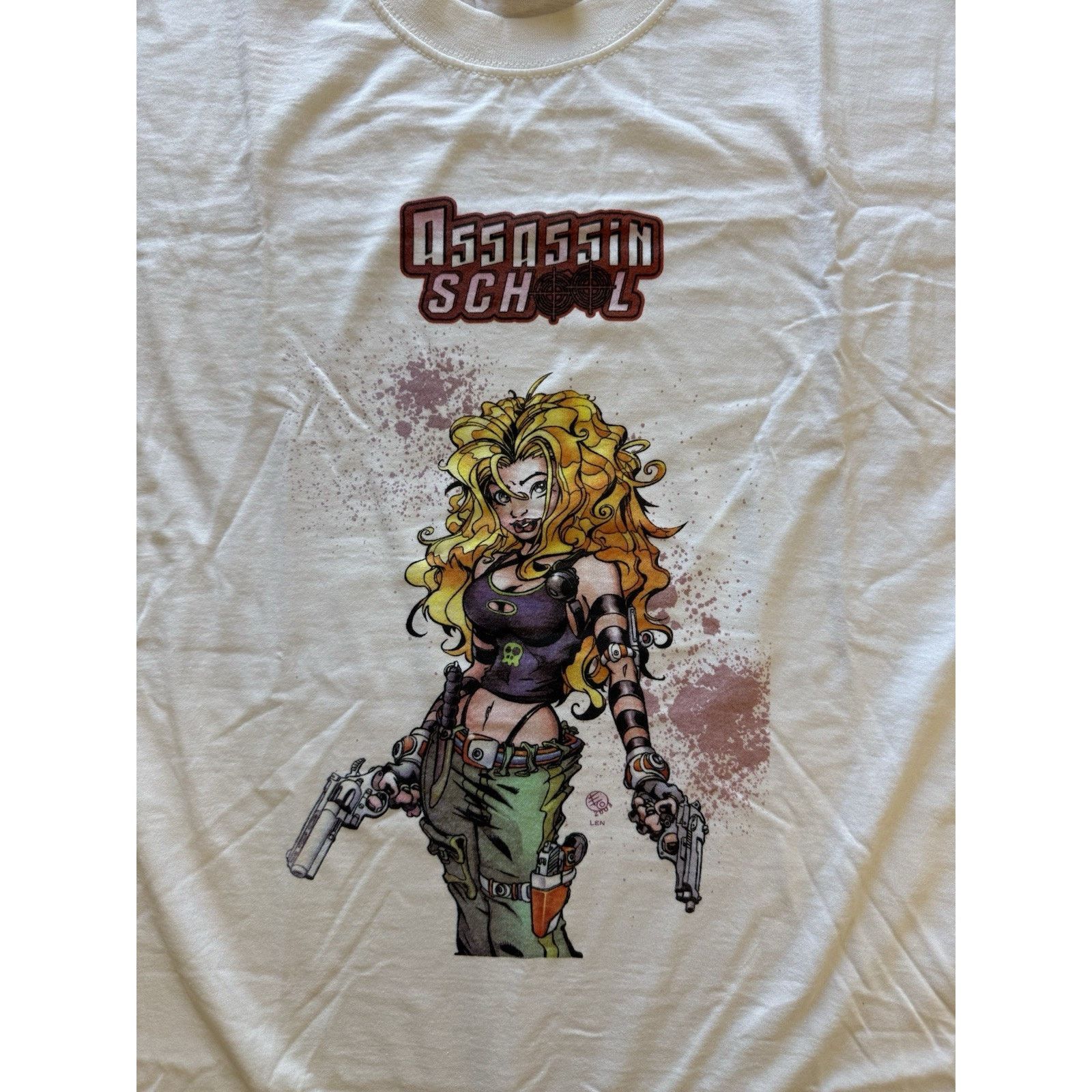 Fruit Of The Loom 2003 Assassin School Shirt XL Fruit of the Loom Comic Babe Size US XL / EU 56 / 4 - 3 Thumbnail