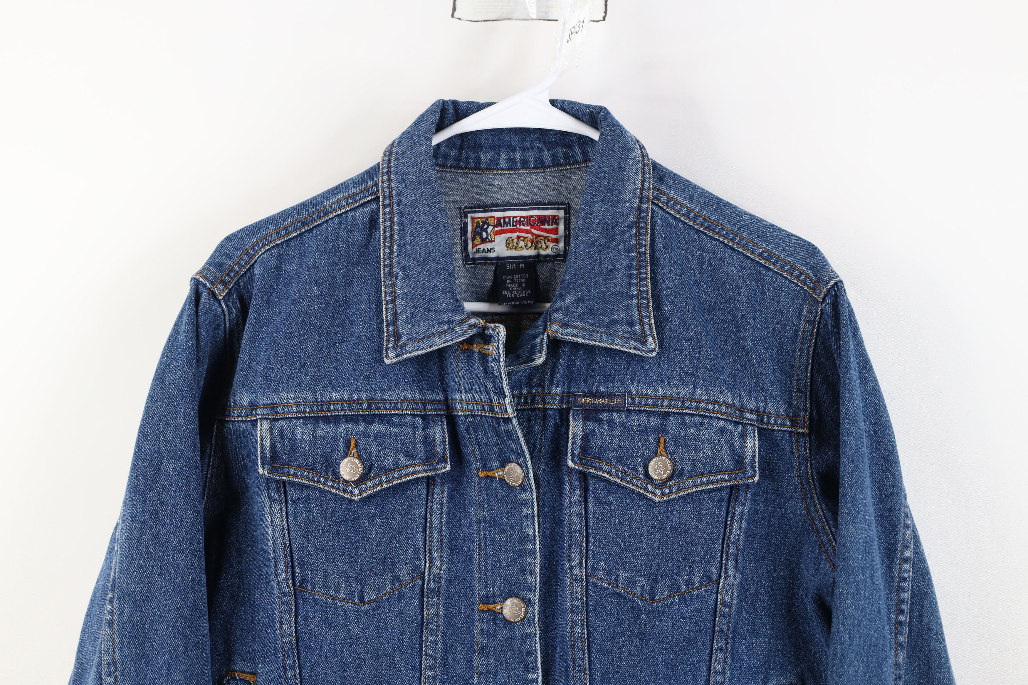 Vintage Vintage 90s Y2K Streetwear Babydoll Denim Trucker Jacket Size M / US 6-8 / IT 42-44 - 2 Thumbnail