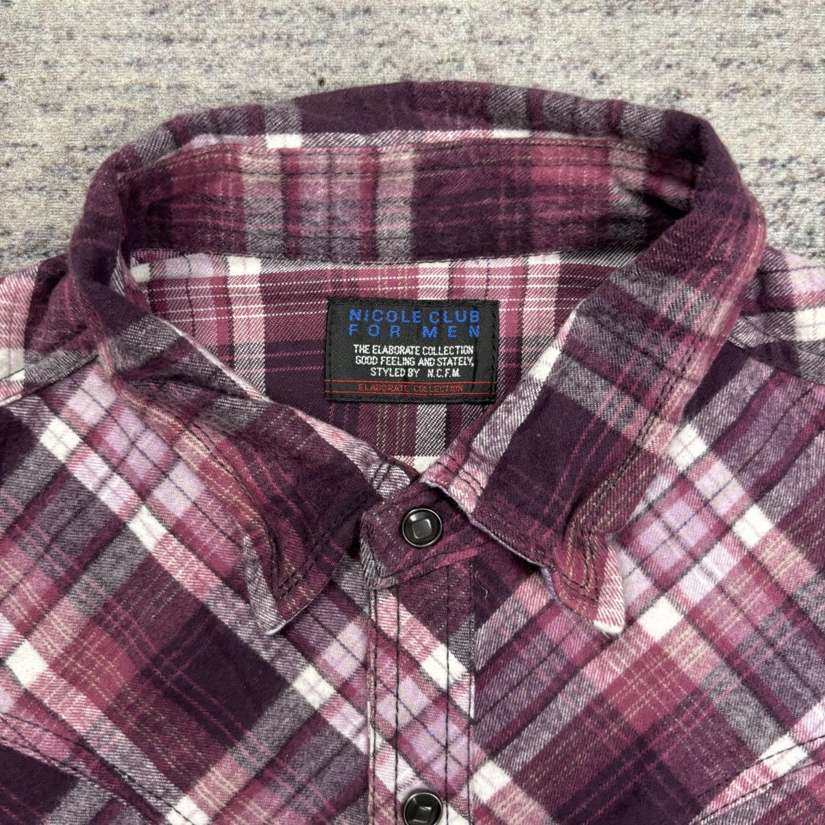 BUFFALO BOBS 2000s Nicole Club - Western Cowboy Flannel Shirt Size US M / EU 48-50 / 2 - 5 Thumbnail