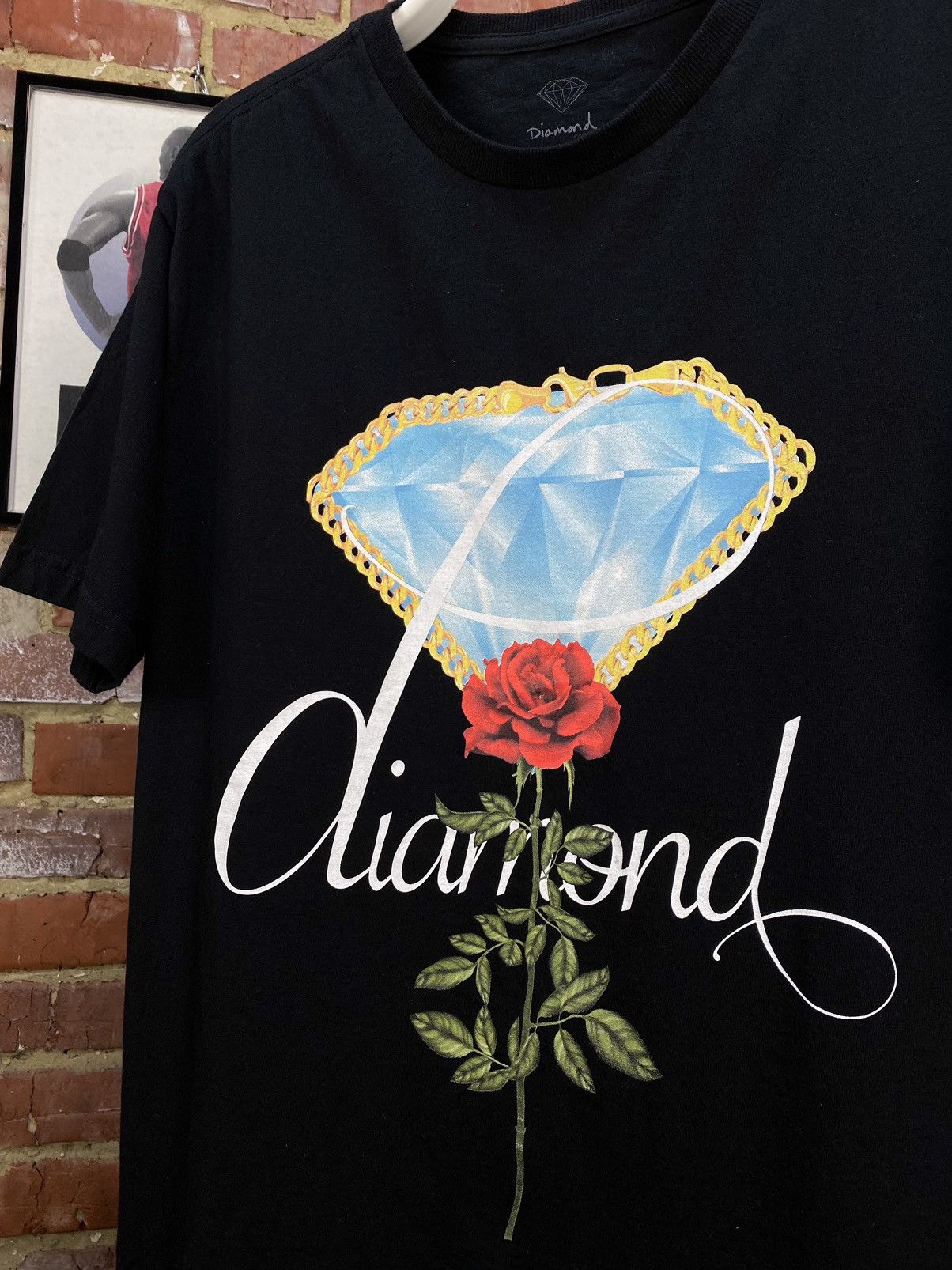 Diamond Supply Co. Diamond Supply Rose T-Shirt Size US M / EU 48-50 / 2 - 3 Thumbnail